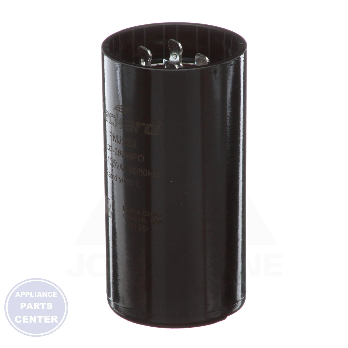 TMJ233 Motor Start Capacitors N/A - Detailed view of 233-280 Mfd capacity