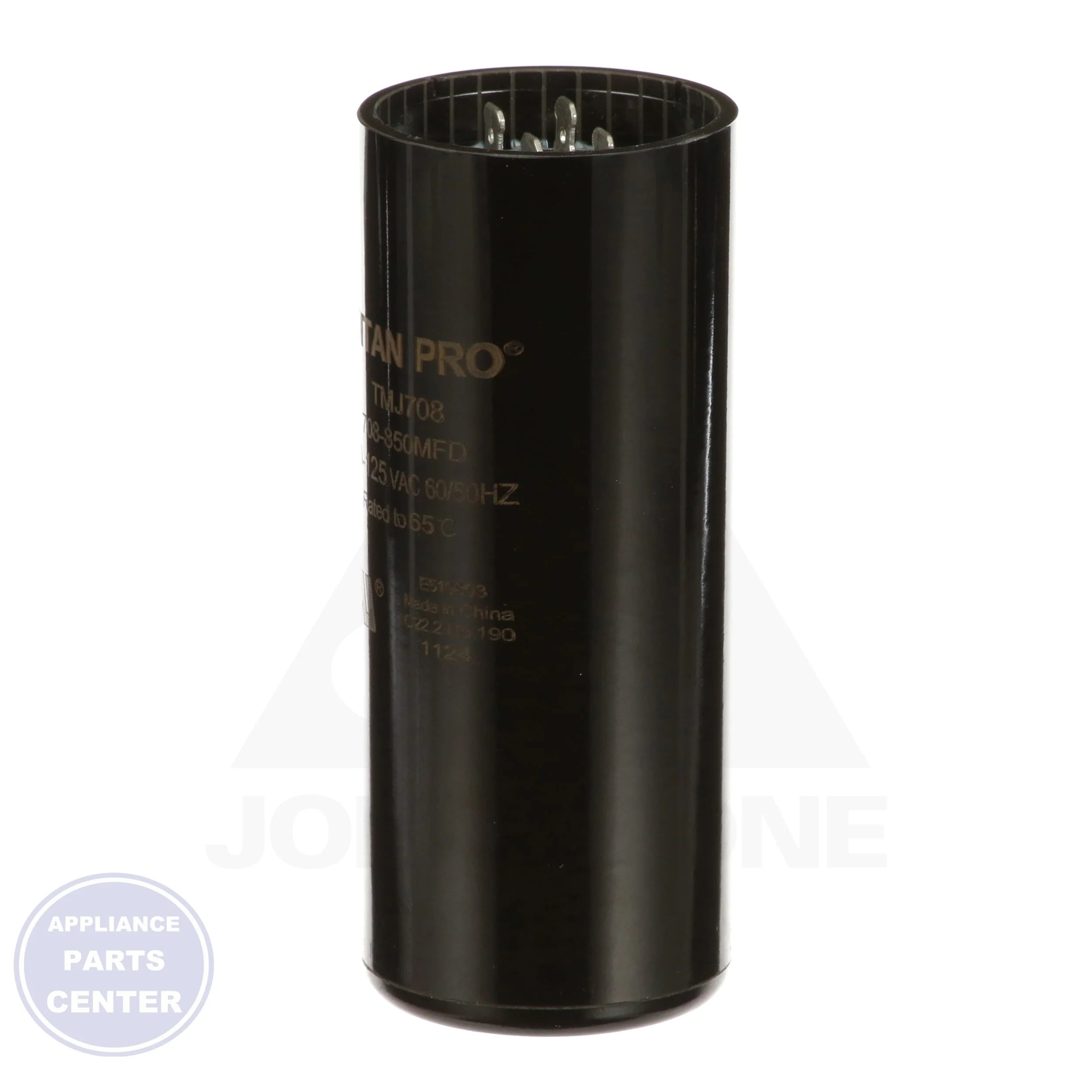 Motor Start Capacitors N/A TMJ708 - Detailed view of 708-850 MFD capacity