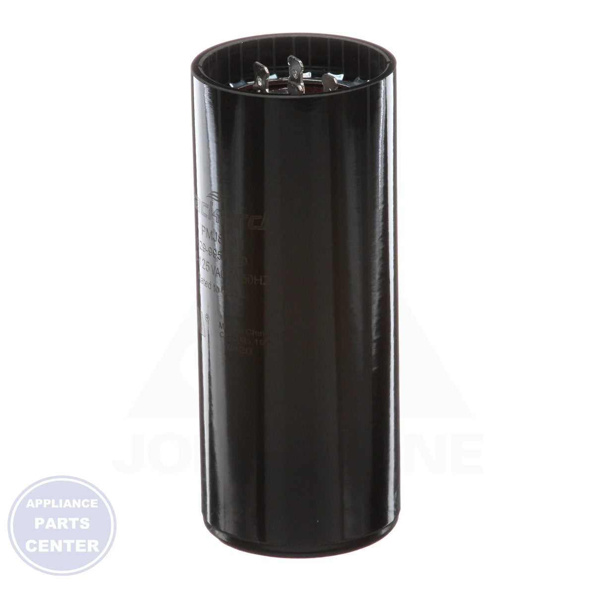 Motor Start Capacitors N/A TMJ829 - Detailed view of 829-995 MFD capacity and 125V operating voltage