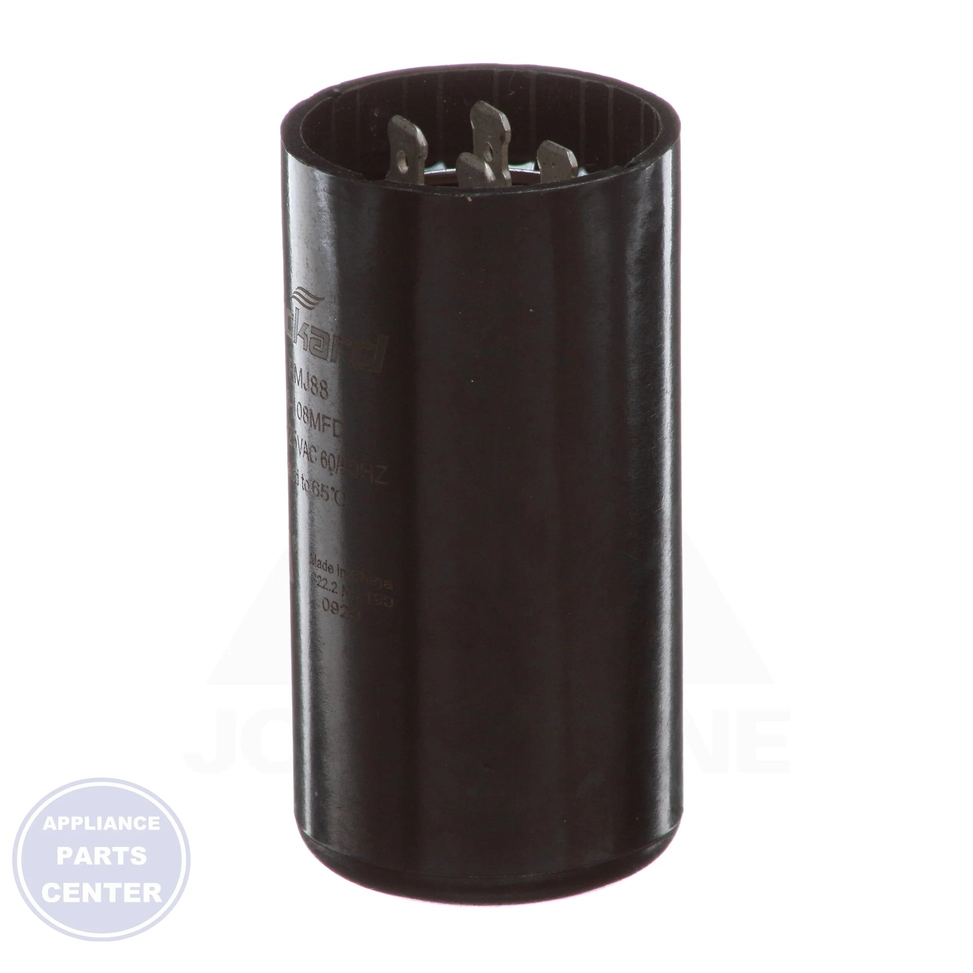 Motor Start Capacitors N/A TMJ88 - Detailed view of 88-108 MFD capacity and 125 volts