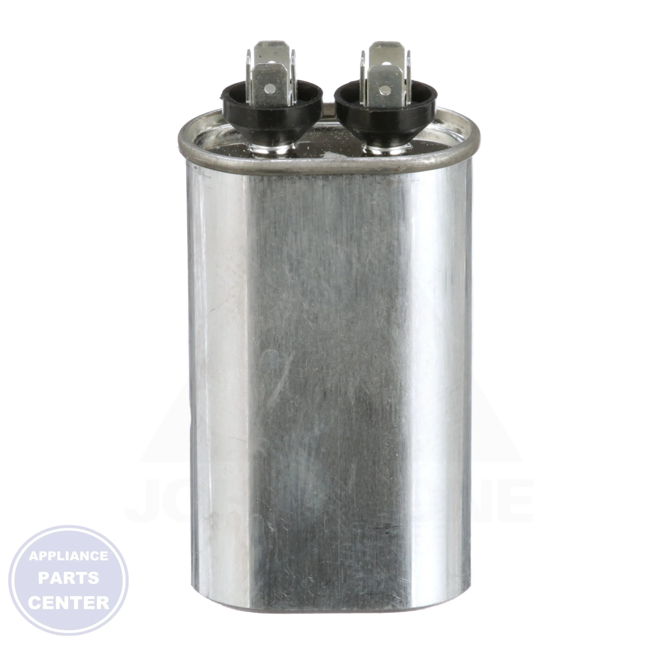 Titan PRO™ Motor Run Capacitor Oval TOC17.5 - Side view with 3-3/4" height, 1-5/16" width, and 2-5/32" depth