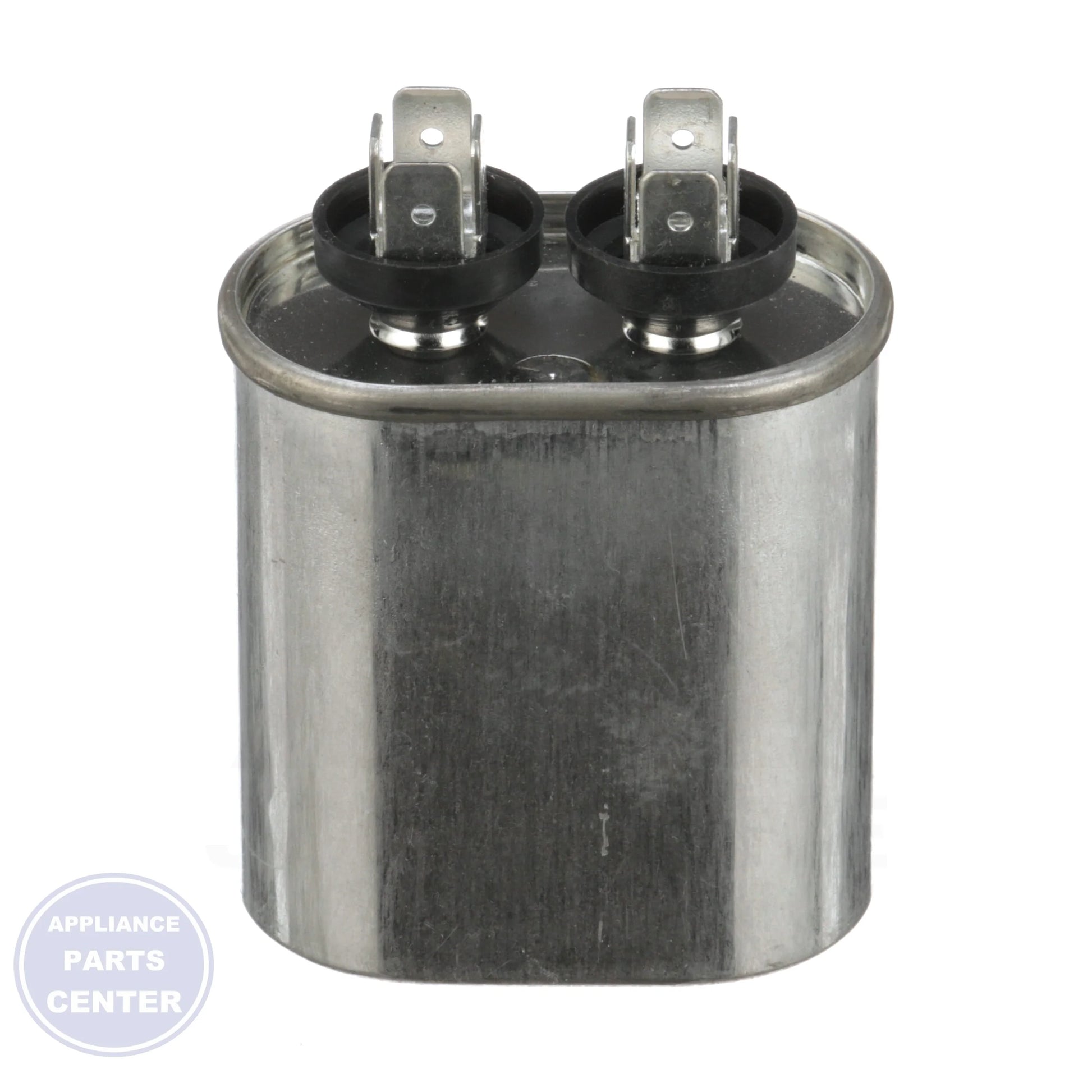 Motor Run Capacitor TOC4 - Side view with 370V and 4 Mfd capacitance specs