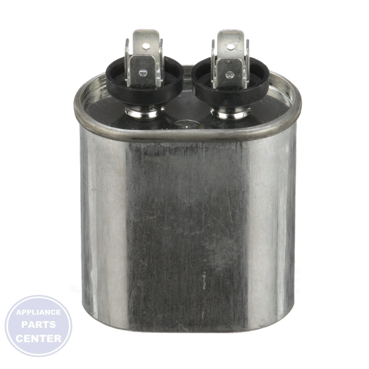 Motor Run Capacitor TOC4 - Side view with 370V and 4 Mfd capacitance specs