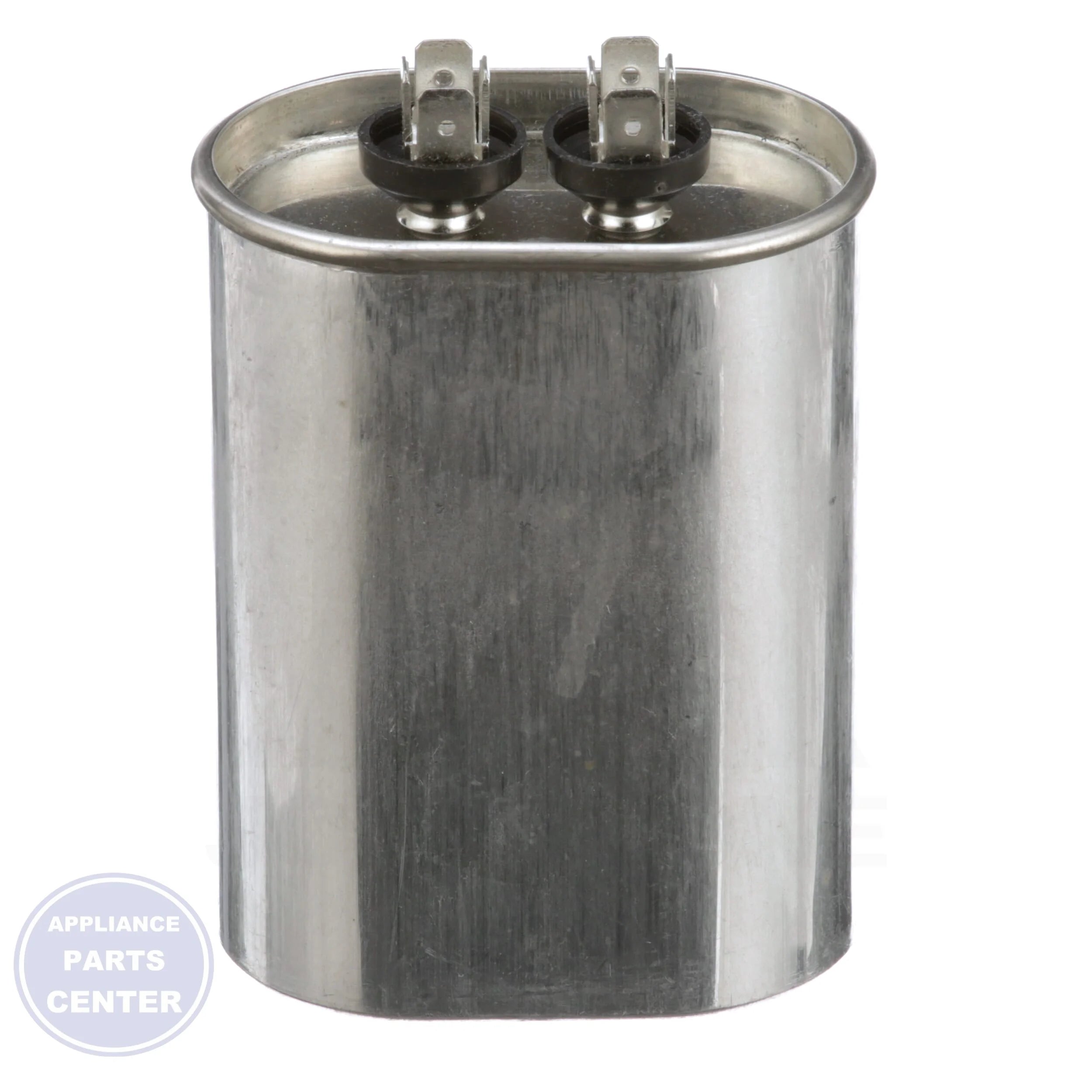 Titan PRO™ Motor Run Capacitor Oval TOC45 - Side view with precise measurements
