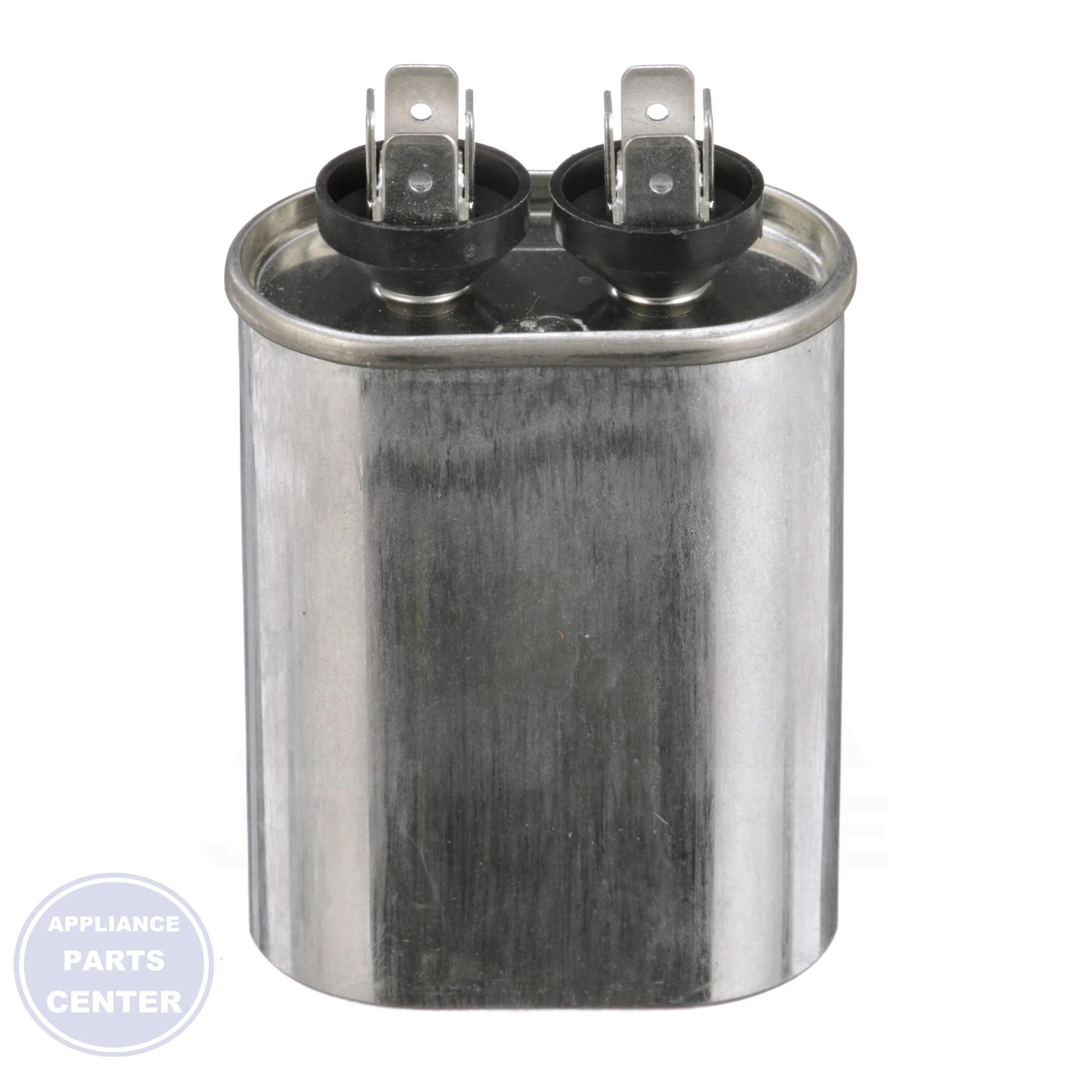 Titan PRO™ Motor Run Capacitor Oval TOCF10 - Side view with 10 MFD capacity specs