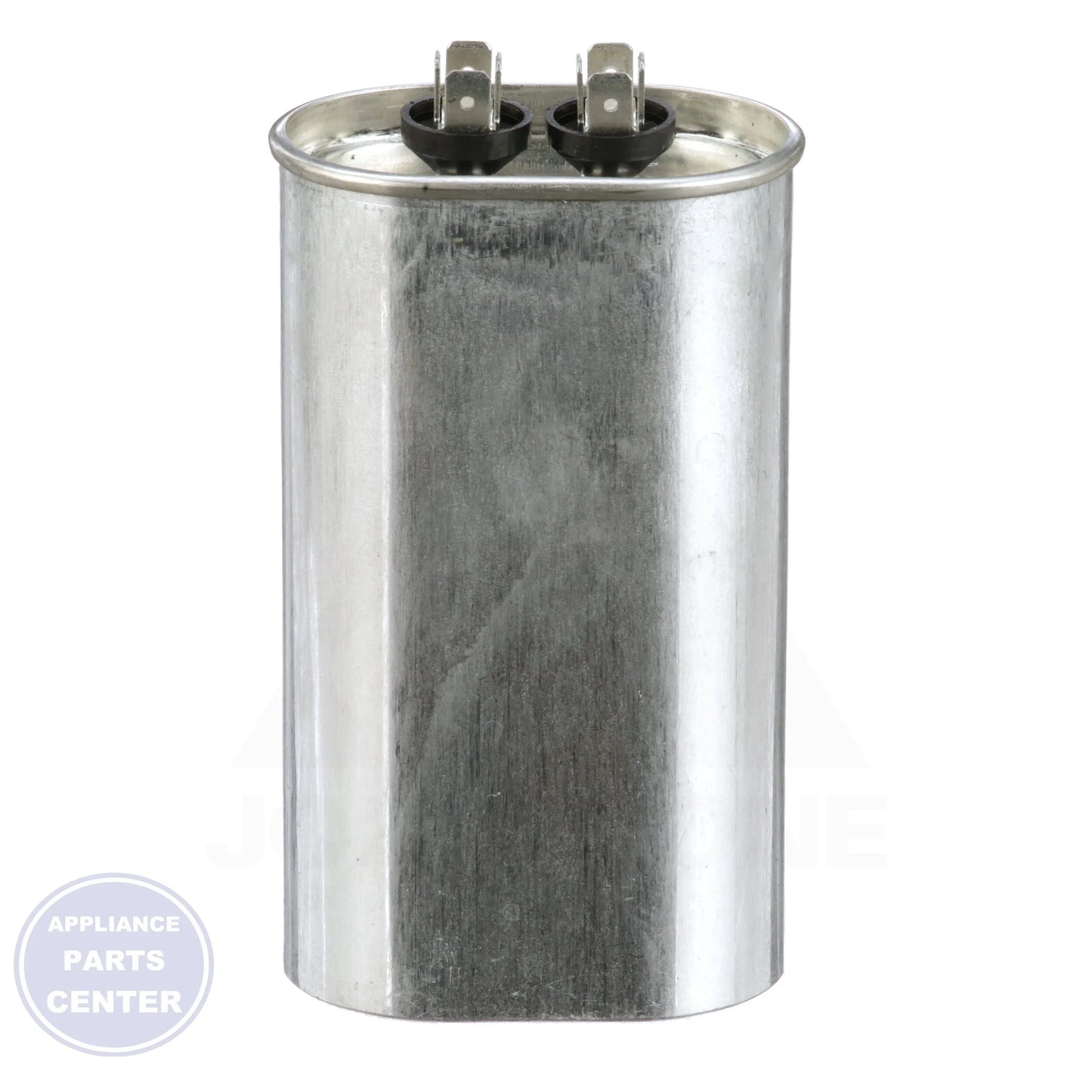 Motor Run Capacitor Oval TOCF50 - Side view with 50 Mfd specification