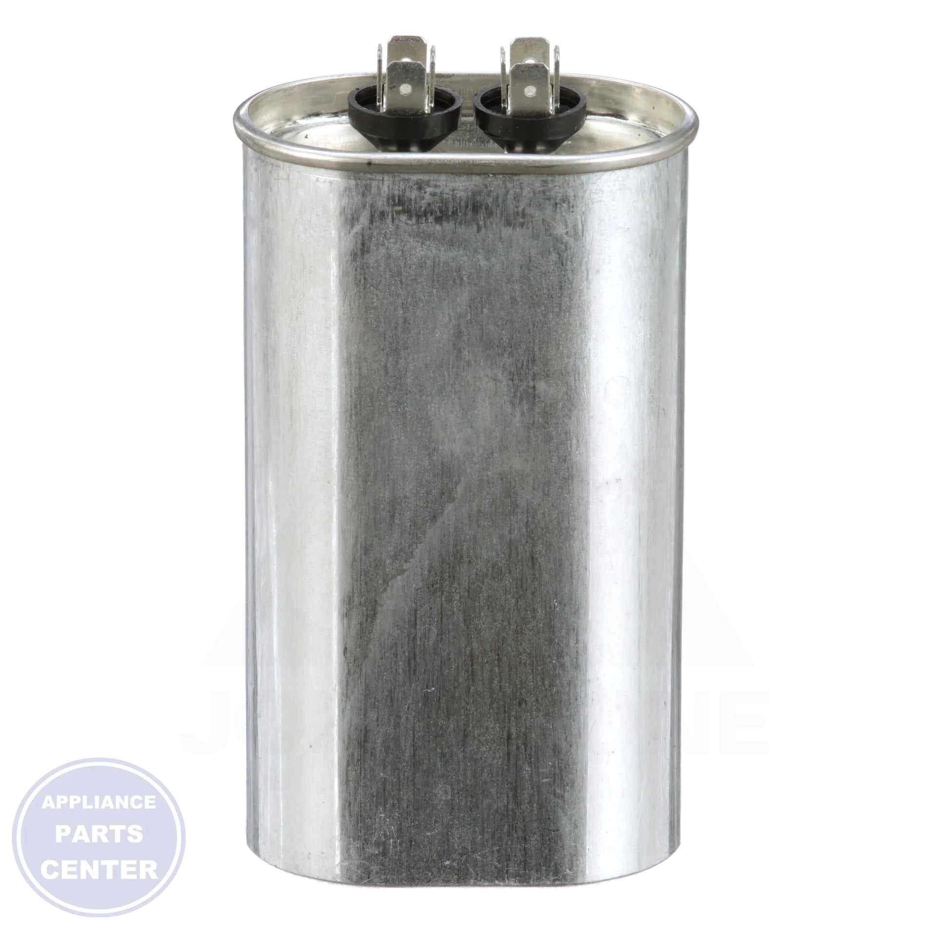 Motor Run Capacitor Oval TOCF50 - Side view with 50 Mfd specification