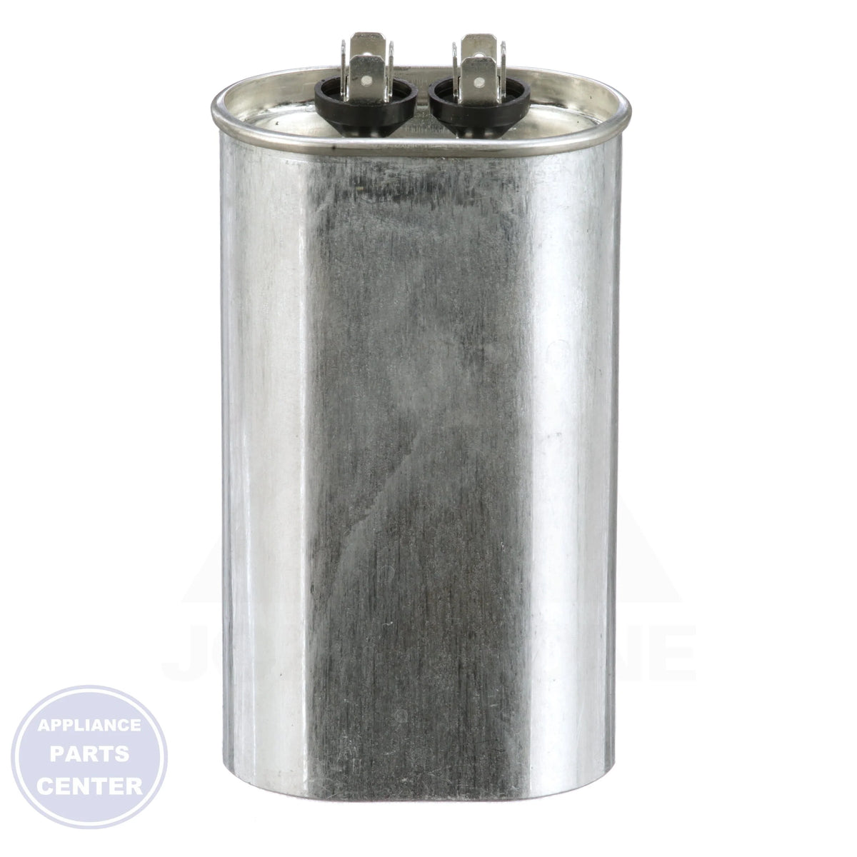 Motor Run Capacitor Oval TOCF50 - Side view with 50 Mfd specification