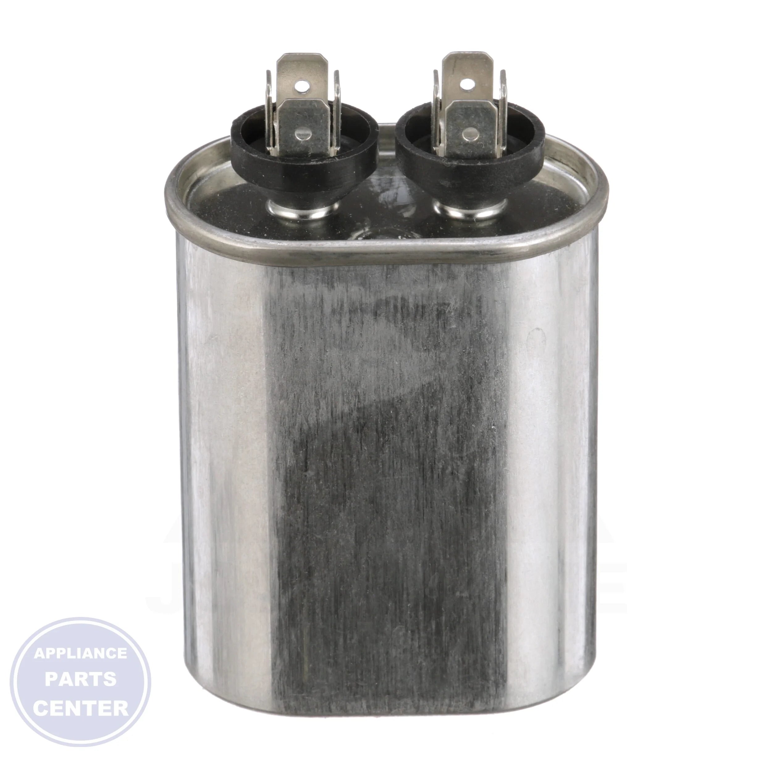 Titan PRO™ Motor Run Capacitor Oval TOCF6 - Side view with 2.76" height and 2.09" width