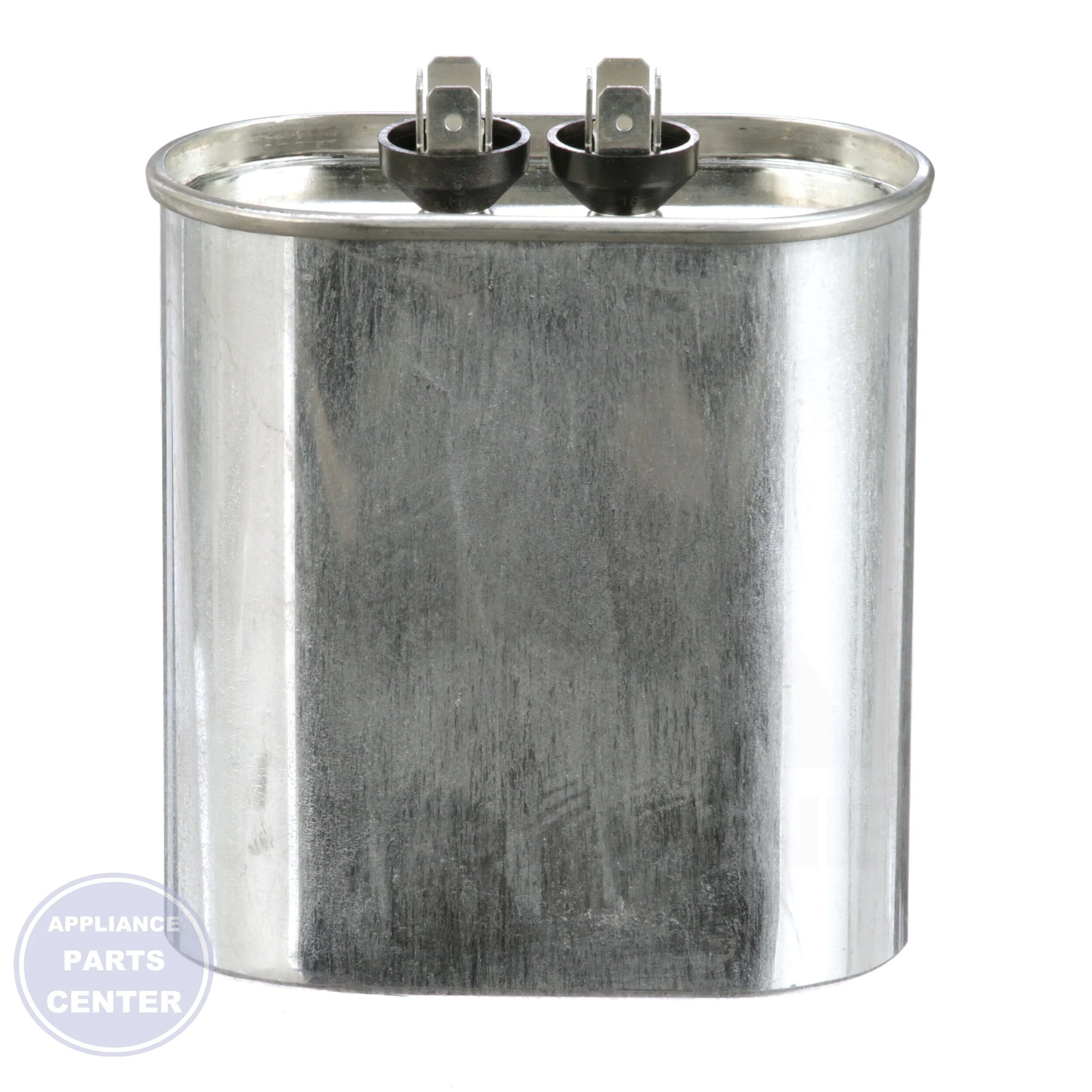 Motor Run Capacitor TOCF60 - Side view with 60 MFD capacity and 440/370 voltage specs