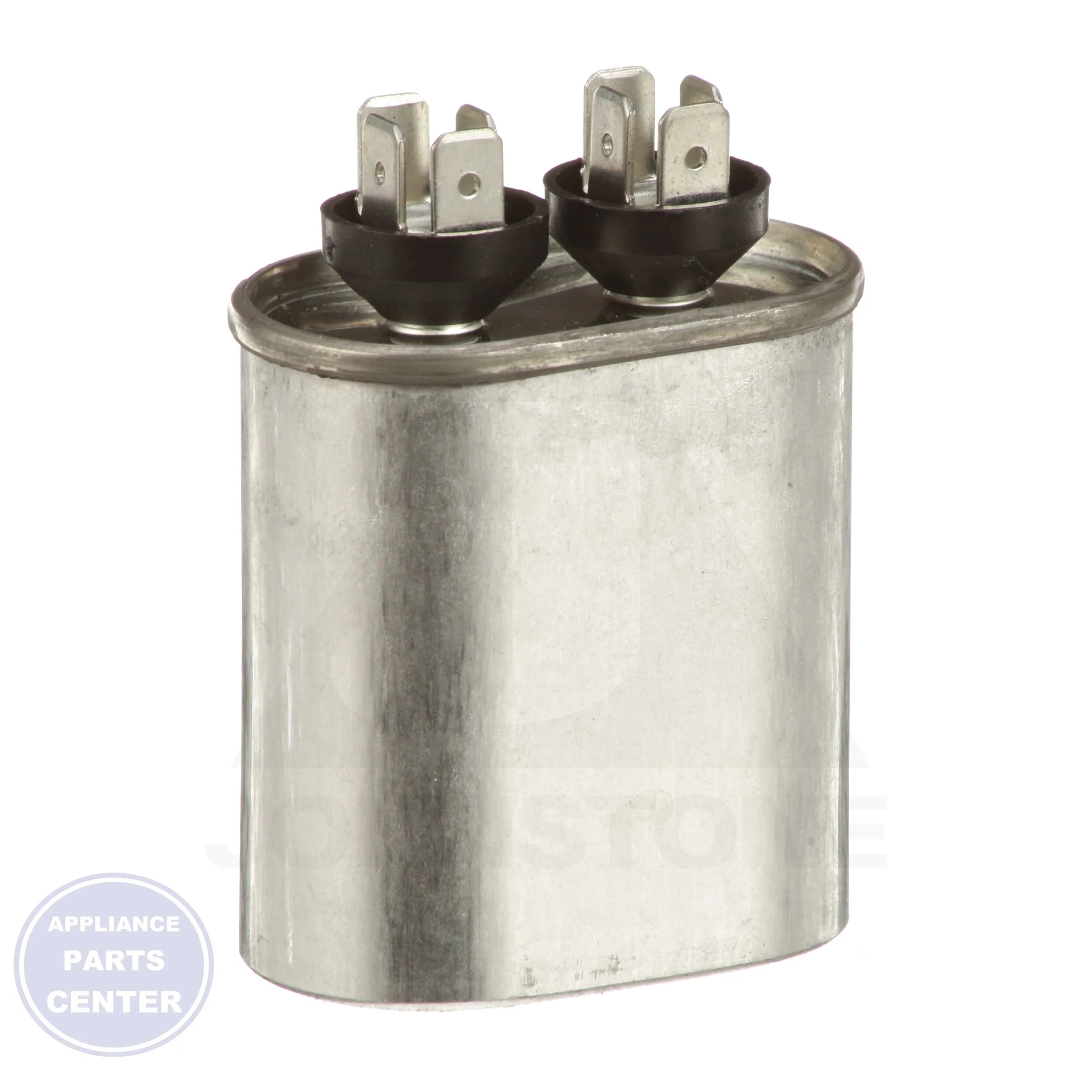 Motor Run Capacitor TOCF7.5 - Side view with 7.5 MFD capacitance