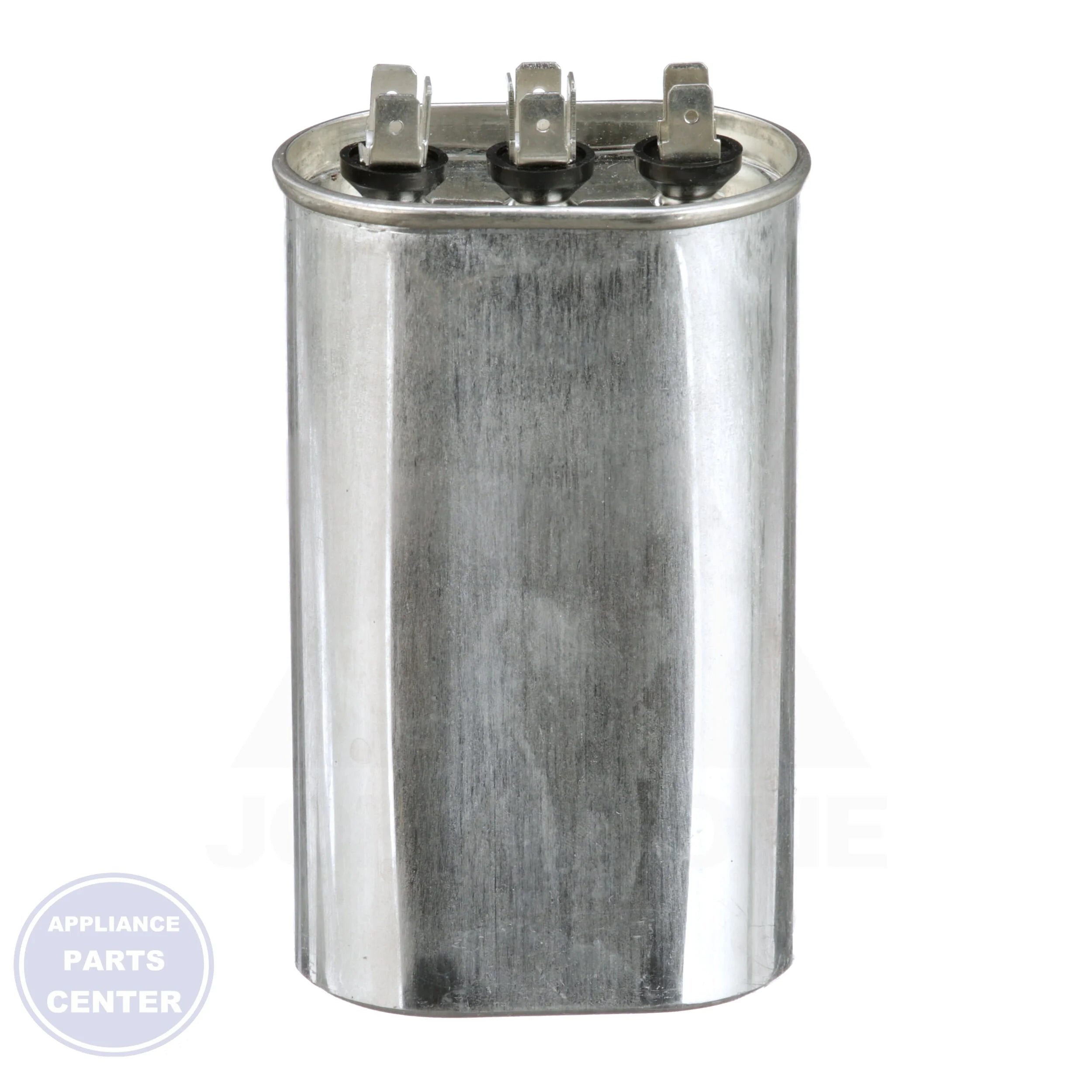 Titan PRO™ Dual Rated Motor Run Capacitor Oval TOCFD405 - Side view with 40/5 Mfd specifications