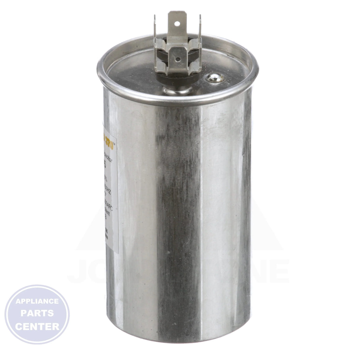 Titan PRO™ Motor Run Capacitor Round TRC45 - Detailed view of 45 Mfd capacity and 370 Volts
