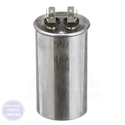 Motor Run Capacitor Round TRC45 - Side view with 2-1/16" diameter and 4-1/2" height