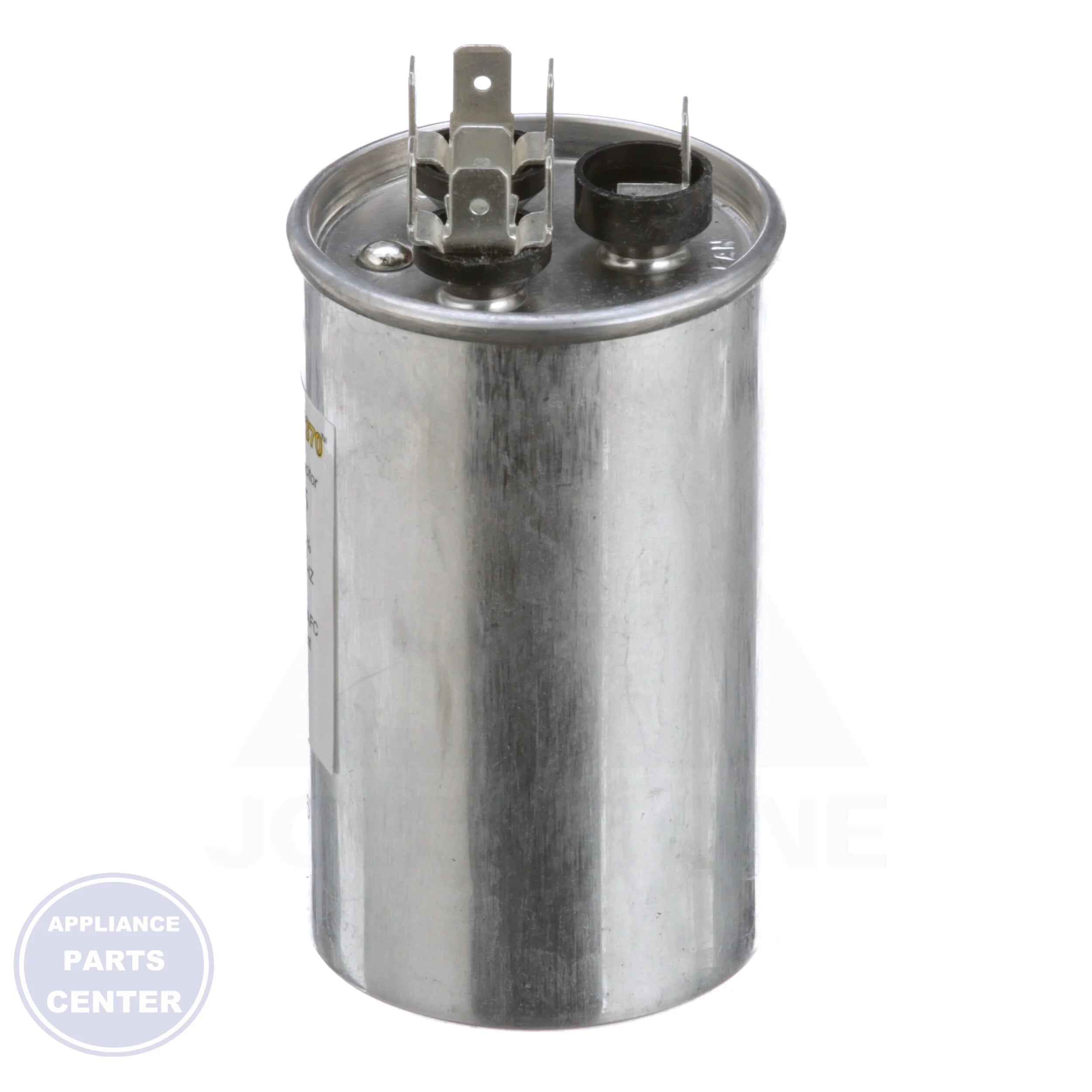 Titan PRO™ Dual Rated Motor Run Capacitor Round TRCD255 - Detailed view of 25/5 Mfd and 370 Volts