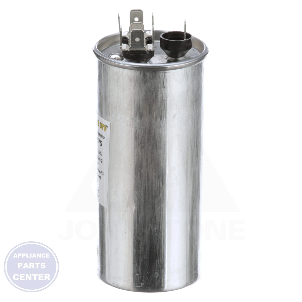 Titan PRO™ Dual Rated Motor Run Capacitor Round TRCD4575 - Detailed view of 45/7.5 Mfd and 370 Volts