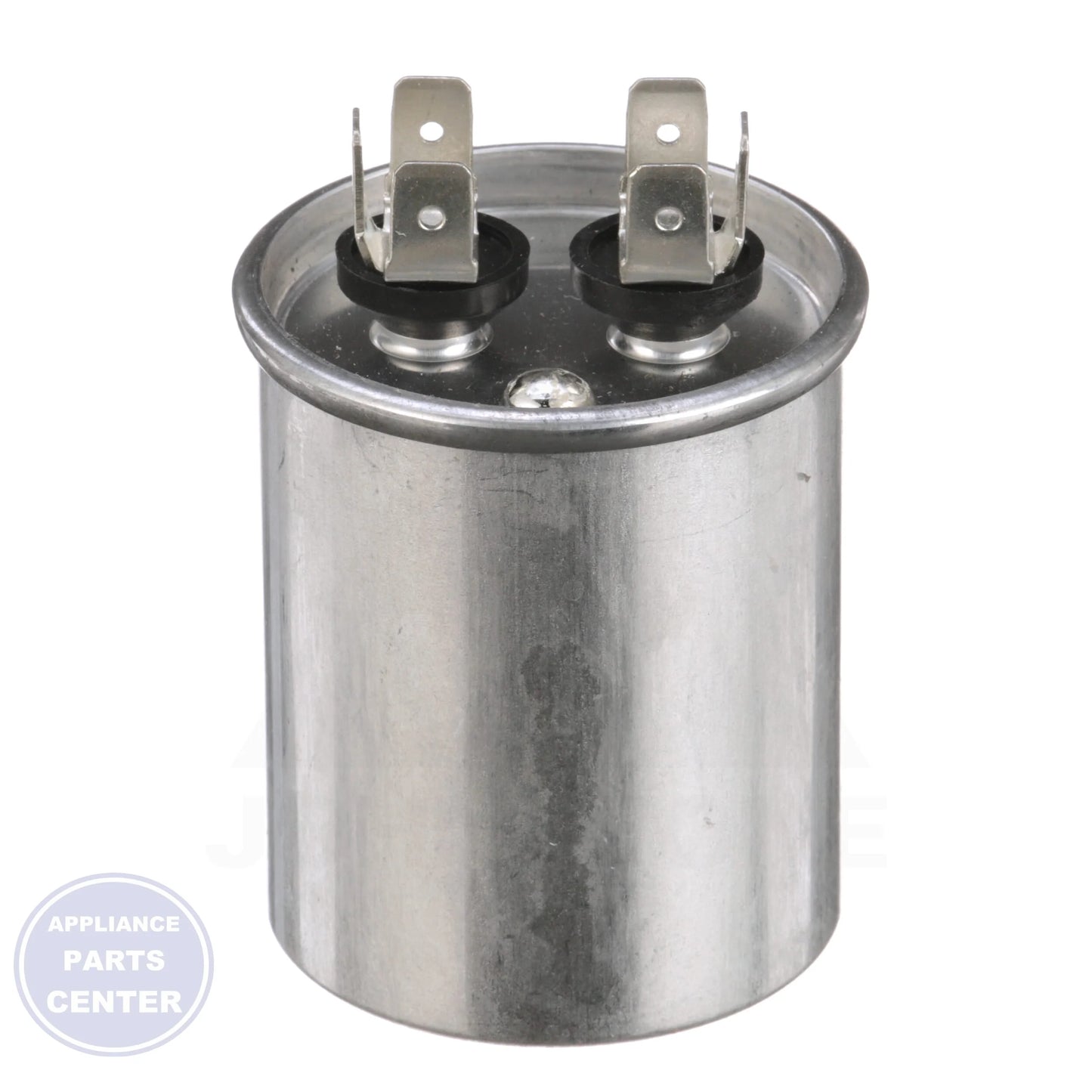 Titan PRO™ Motor Run Capacitor Round TRCF10 - Side view with 10 MFD capacity and 440/370V specs