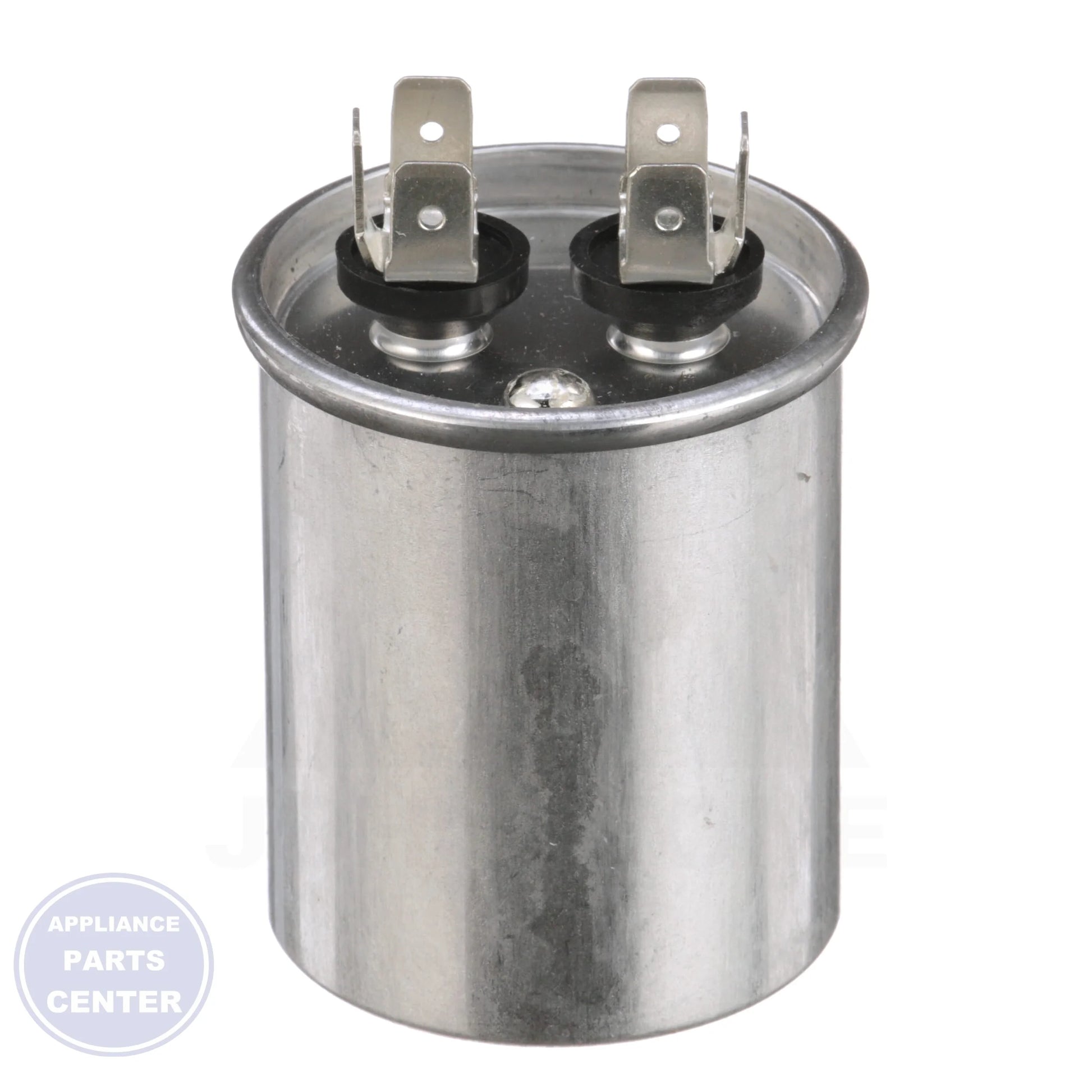Titan PRO™ Motor Run Capacitor Round TRCF10 - Side view with 10 MFD capacity and 440/370V specs
