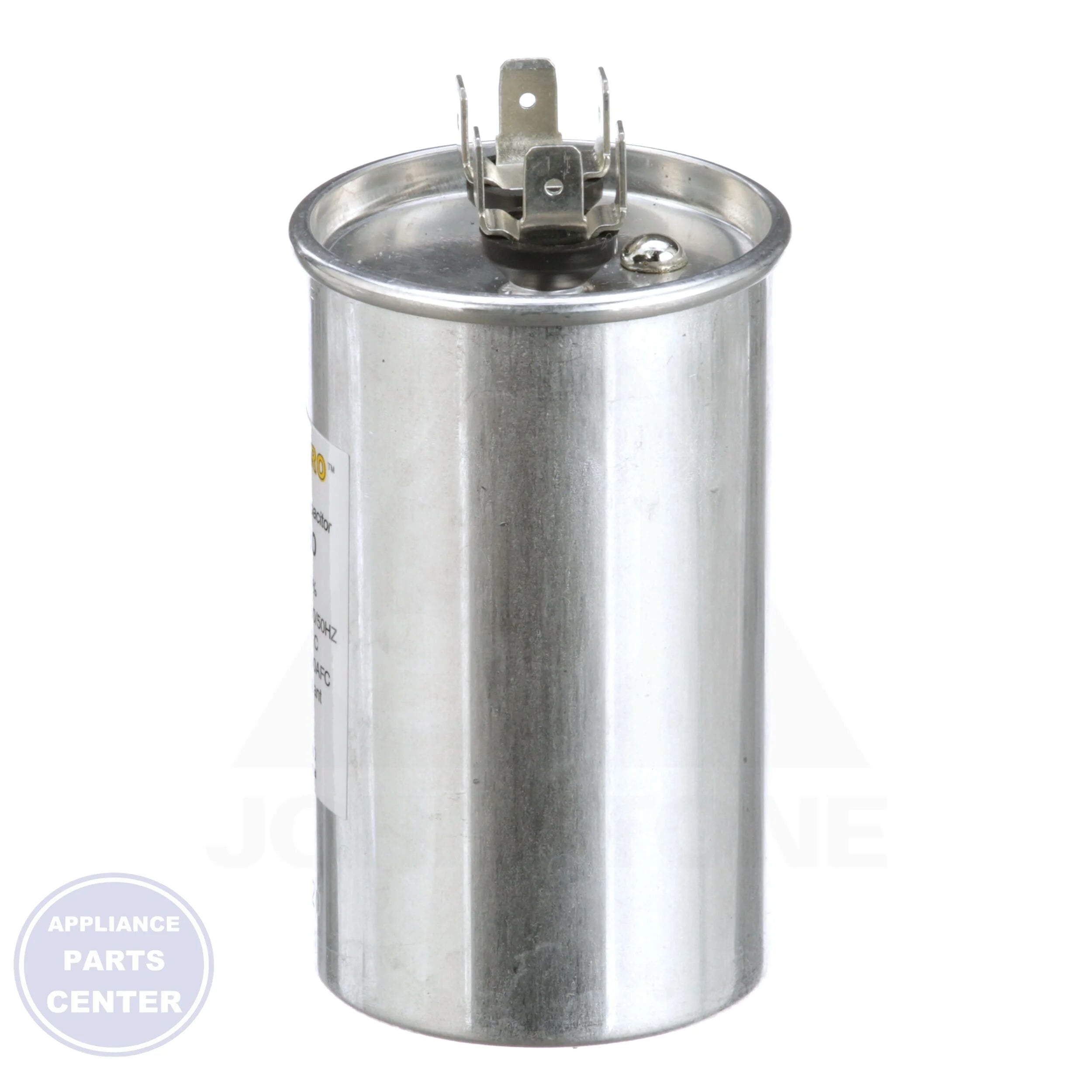 Titan PRO™ Motor Run Capacitor Round TRCF30 - Detailed view of metalized polypropylene film and 60,000-hour reliability