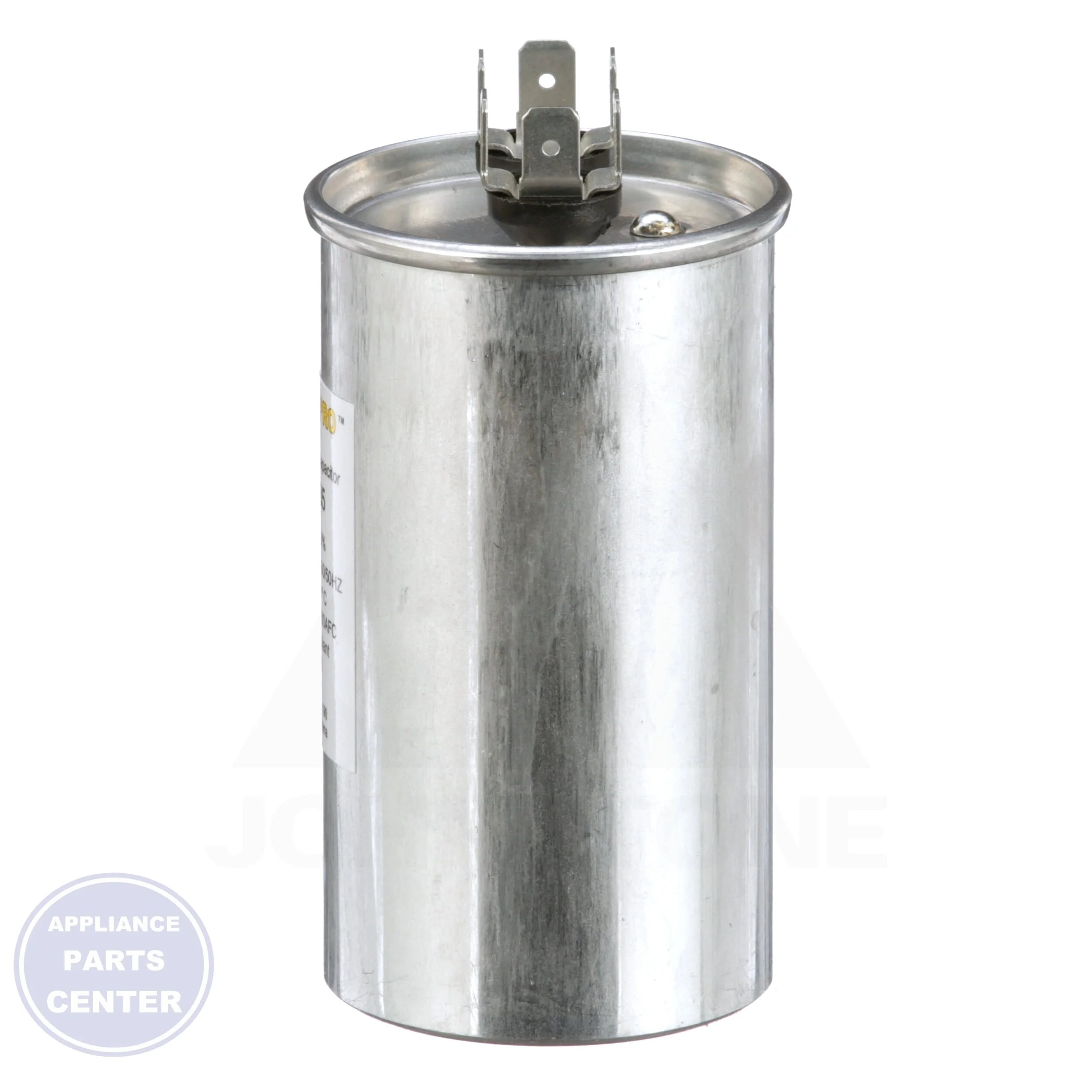Titan PRO™ Motor Run Capacitor Round TRCF35 - Detailed view of dual 440/370-volt design