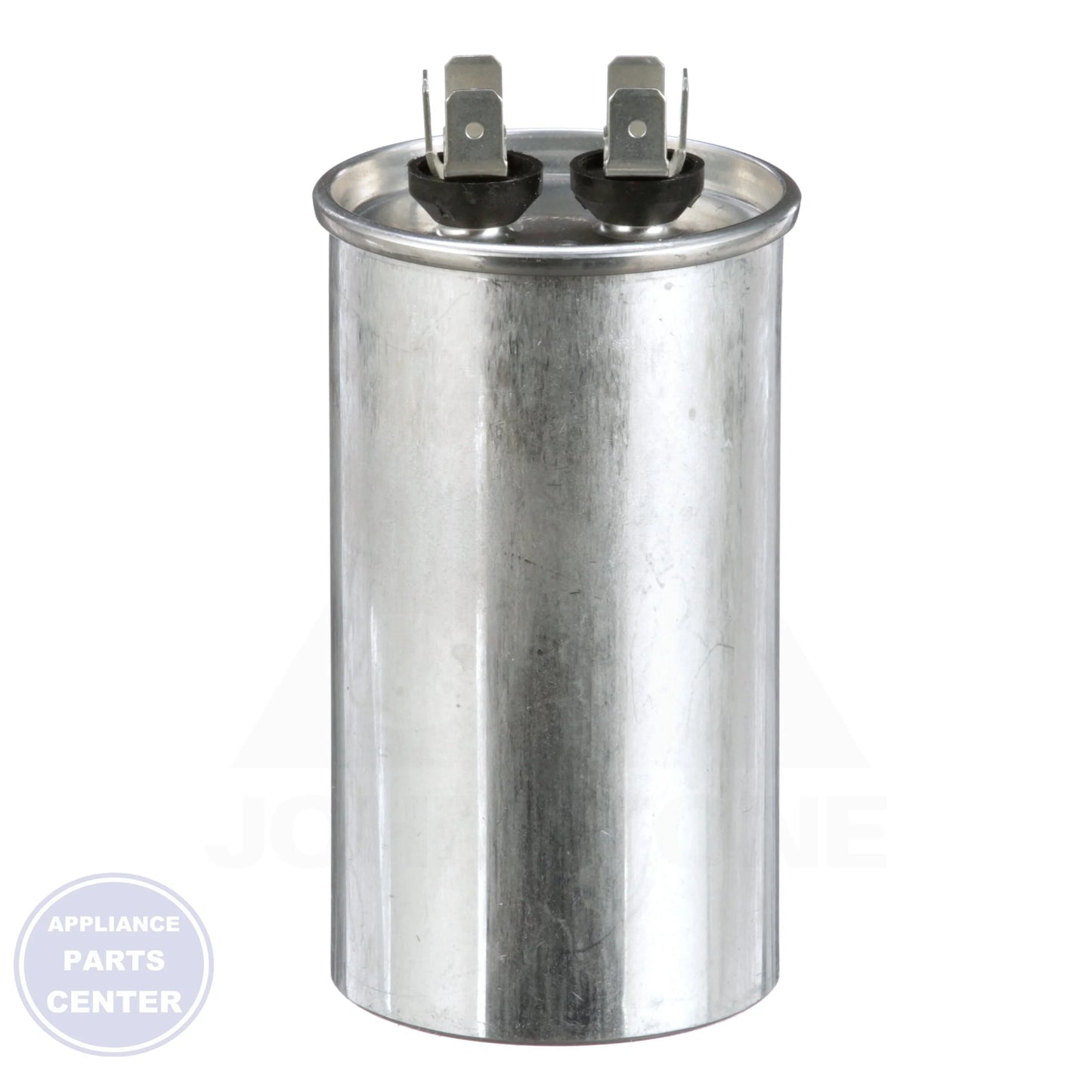 Motor Run Capacitor Round TRCF35 - Side view with 35 MFD and 440/370V specs