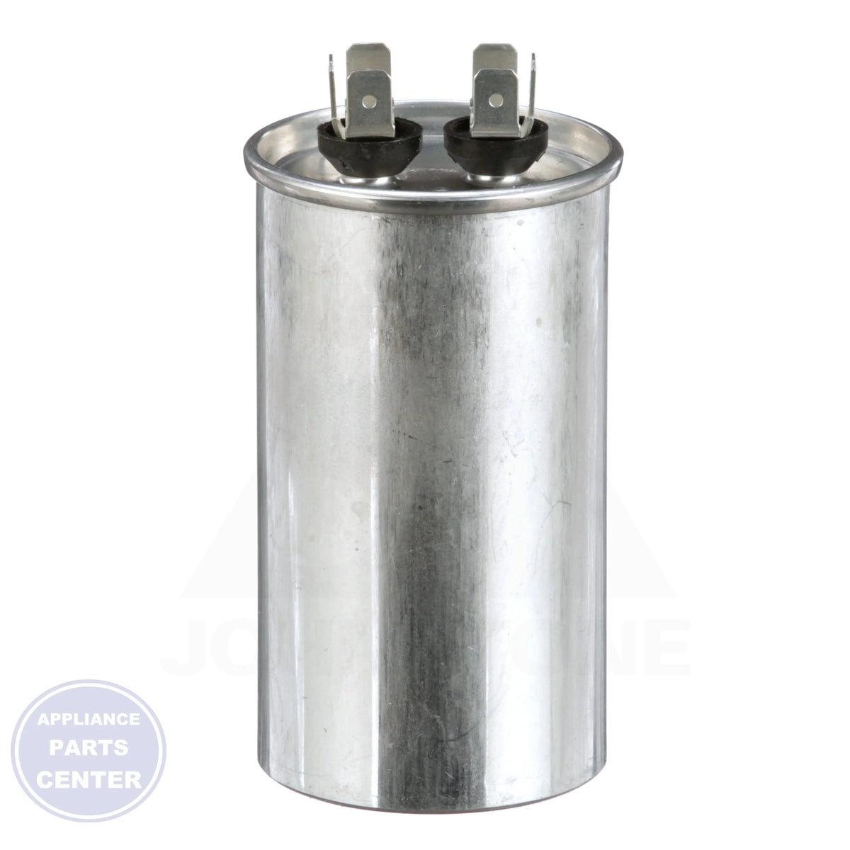 Motor Run Capacitor Round TRCF35 - Side view with 35 MFD and 440/370V specs