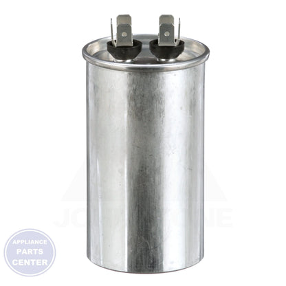Motor Run Capacitor Round TRCF35 - Side view with 35 MFD and 440/370V specs