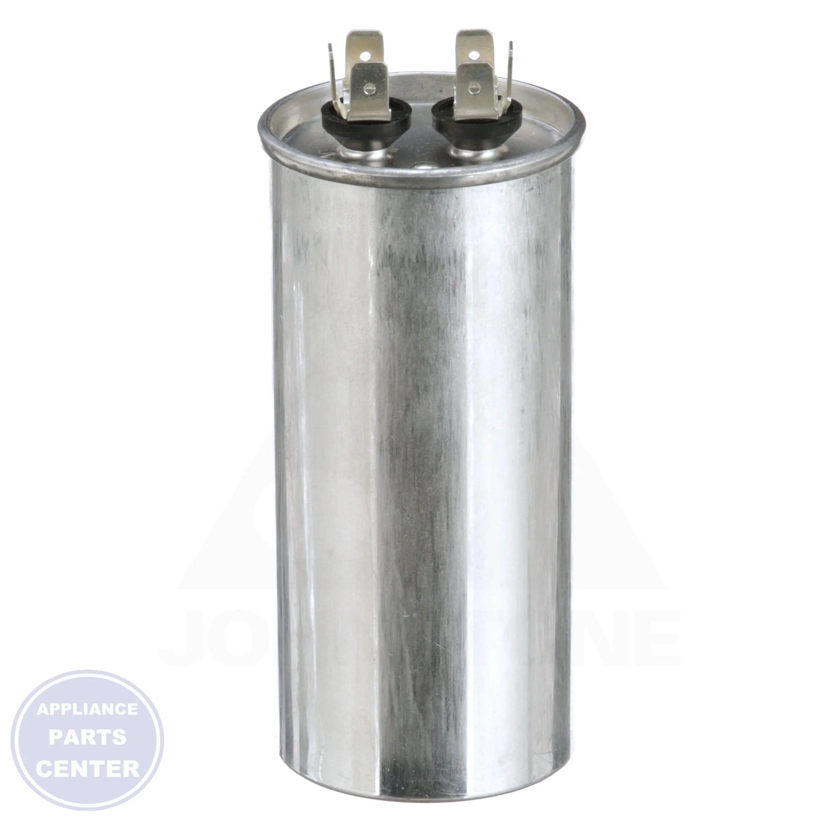 Motor Run Capacitor Round TRCF45 - Side view with 45 MFD capacity
