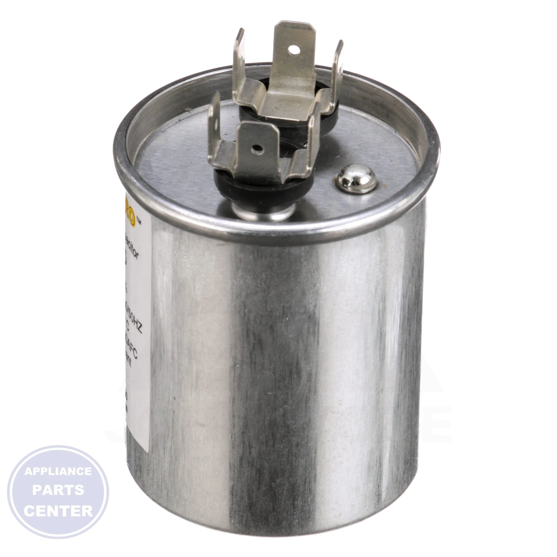 Titan PRO™ Motor Run Capacitor Round TRCF5 - Detailed view of metalized polypropylene film and EIA-456A compliance