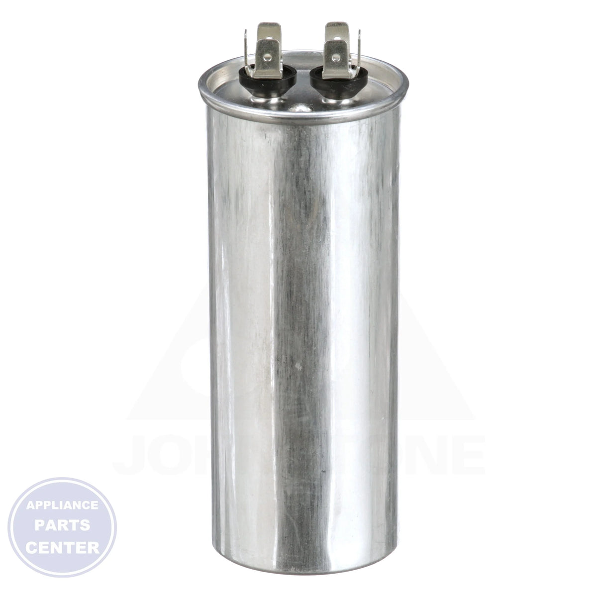 Motor Run Capacitor Round TRCF55 - Side view with 55 MFD capacity and 440/370 volts