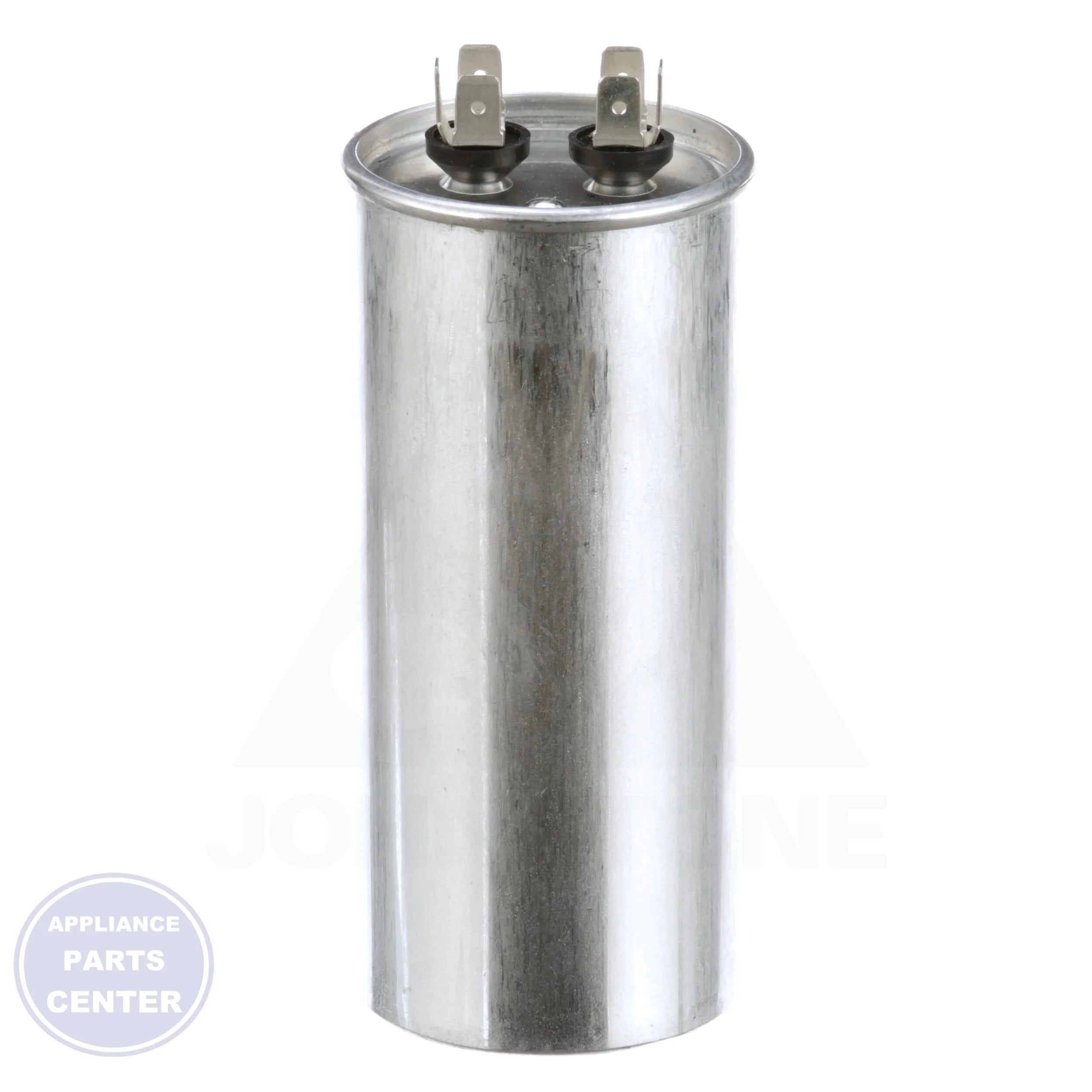 Motor Run Capacitor Round TRCF70 - Side view with 70 MFD capacity and 440/370 volts