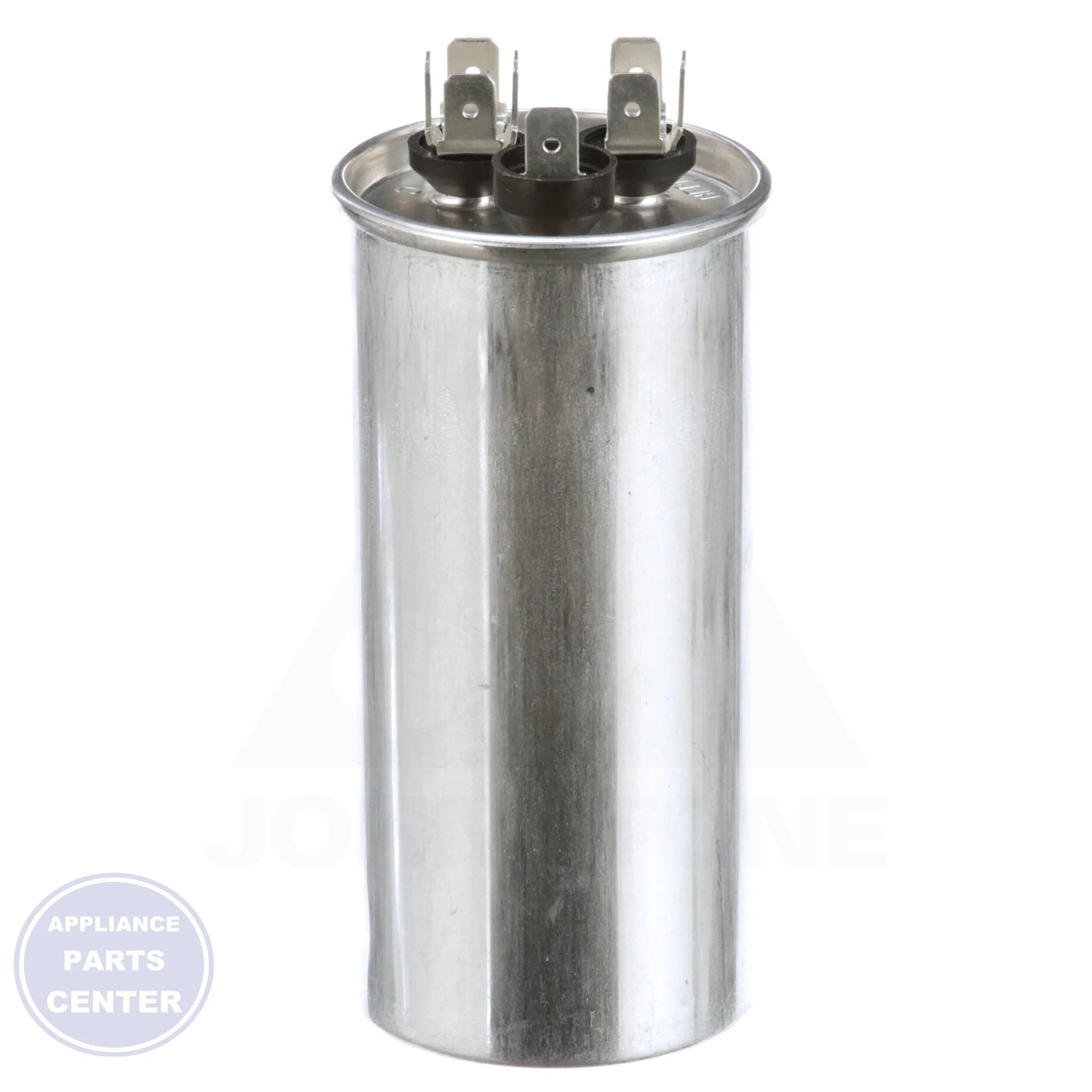 Dual Rated Motor Run Capacitor Round TRCFD205 - Side view with 20/5 MFD capacity