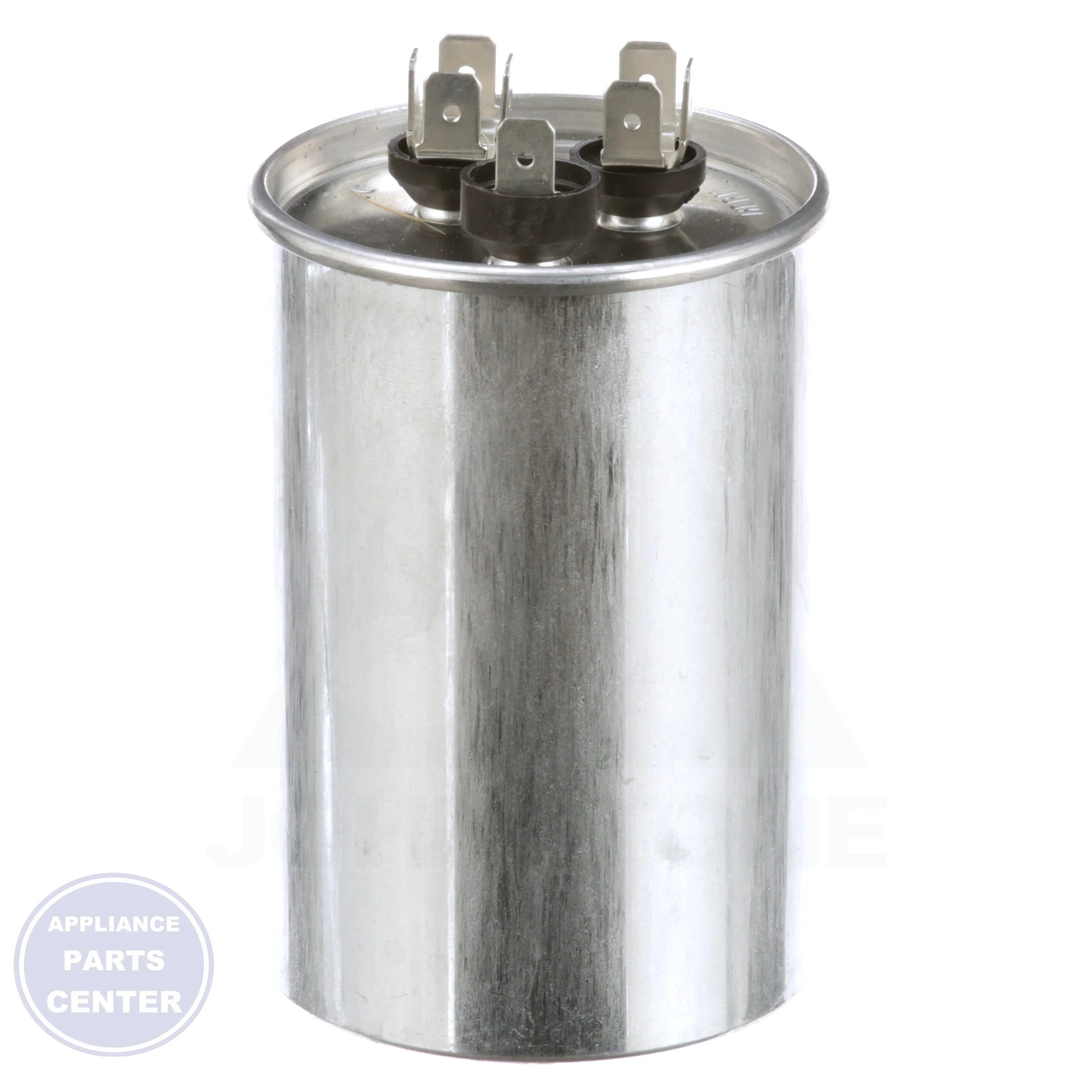 Dual Rated Motor Run Capacitor TRCFD3575 - Side view with 35/7.5 Mfd capacity and 440/370 Volts