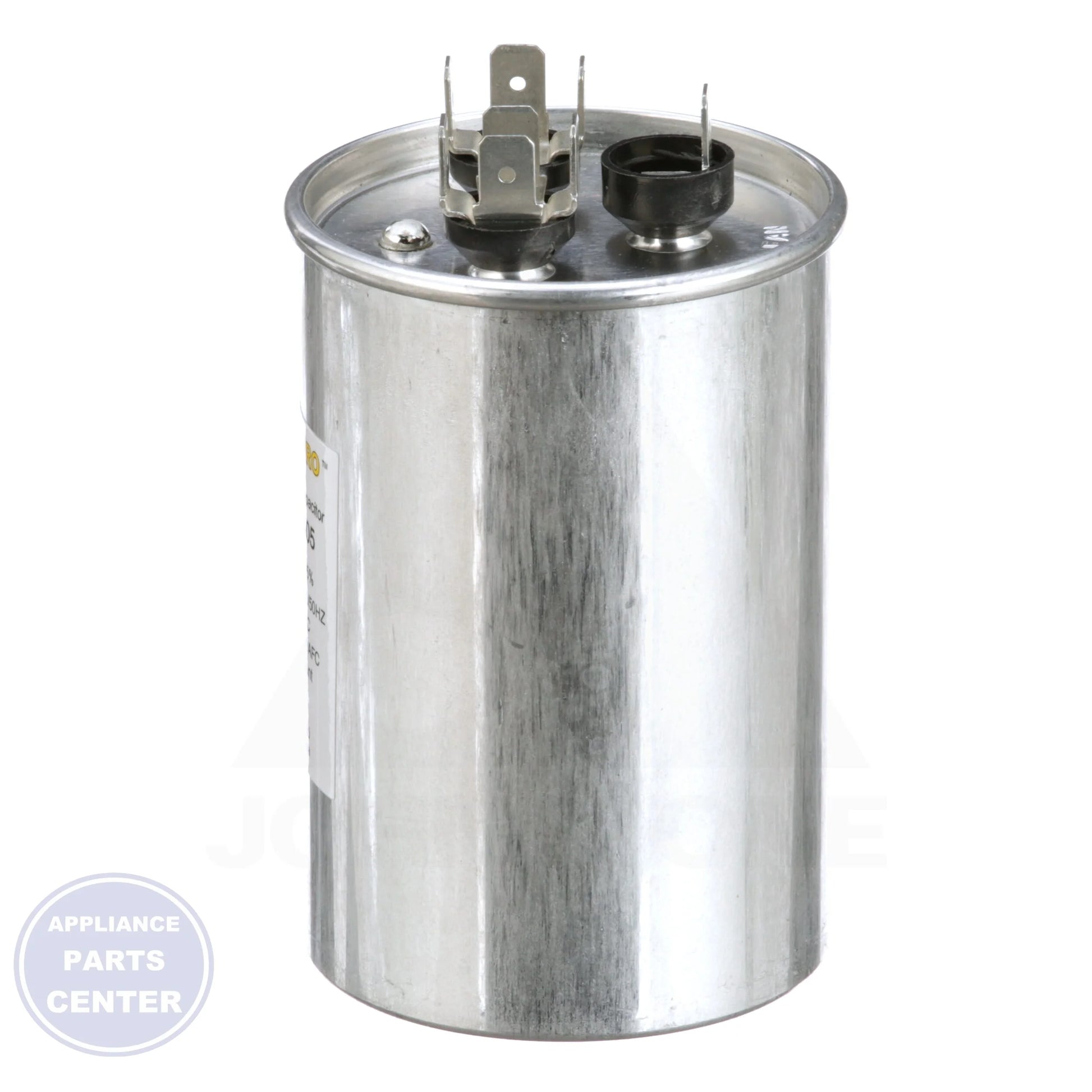 Titan PRO™ Dual Rated Motor Run Capacitor Round TRCFD405 - Detailed view of 40/5 Mfd capacity