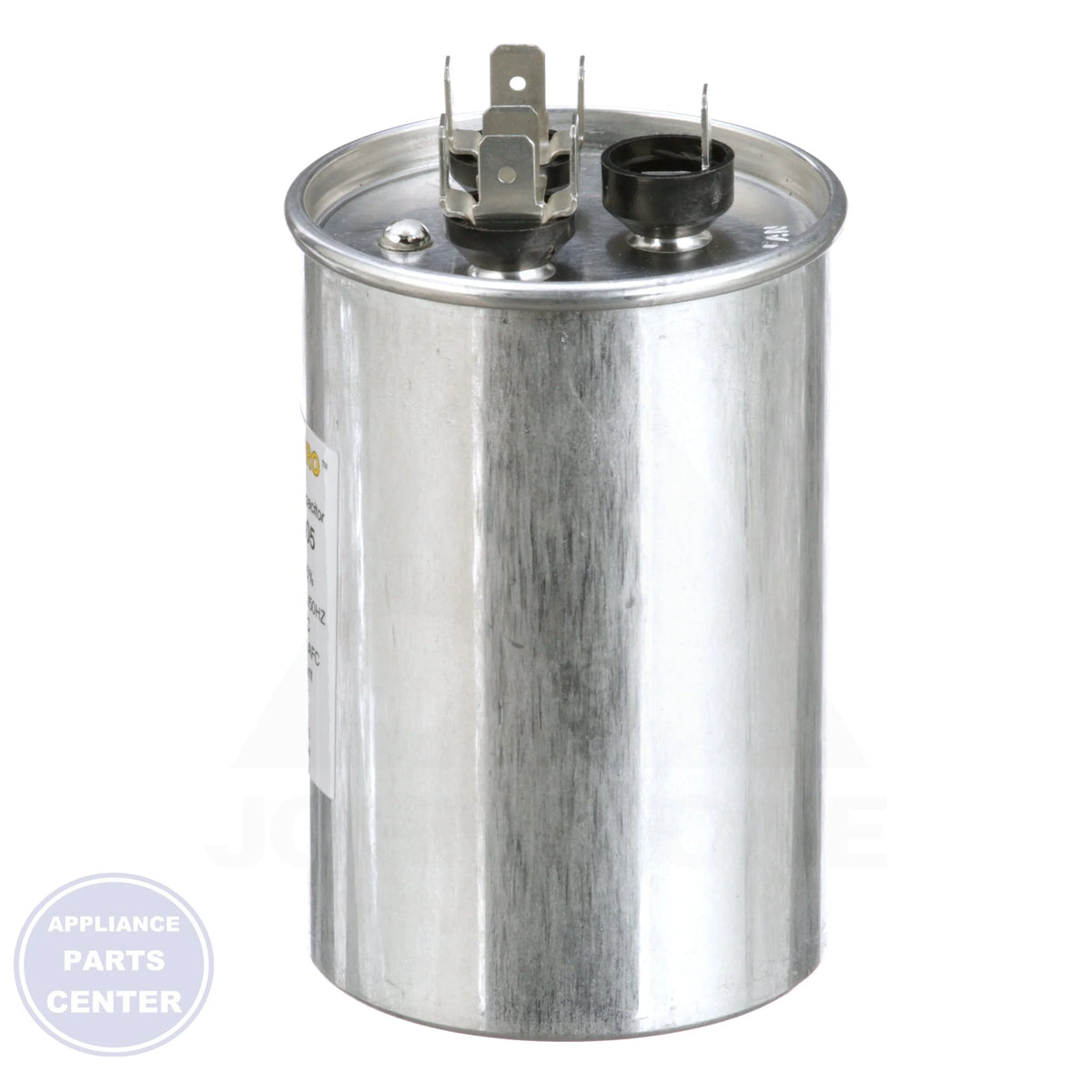 Titan PRO™ Dual Rated Motor Run Capacitor Round TRCFD405 - Detailed view of 40/5 Mfd capacity