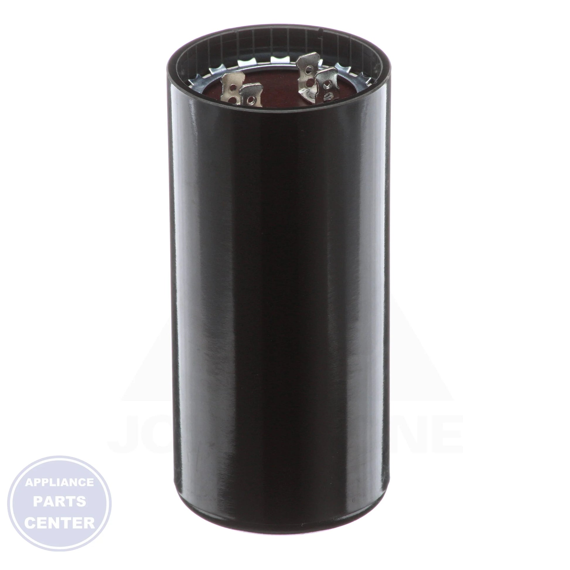 TRMJ108 Motor Start Capacitors N/A - Side view with 108-130 Mfd and 330 Volts specs