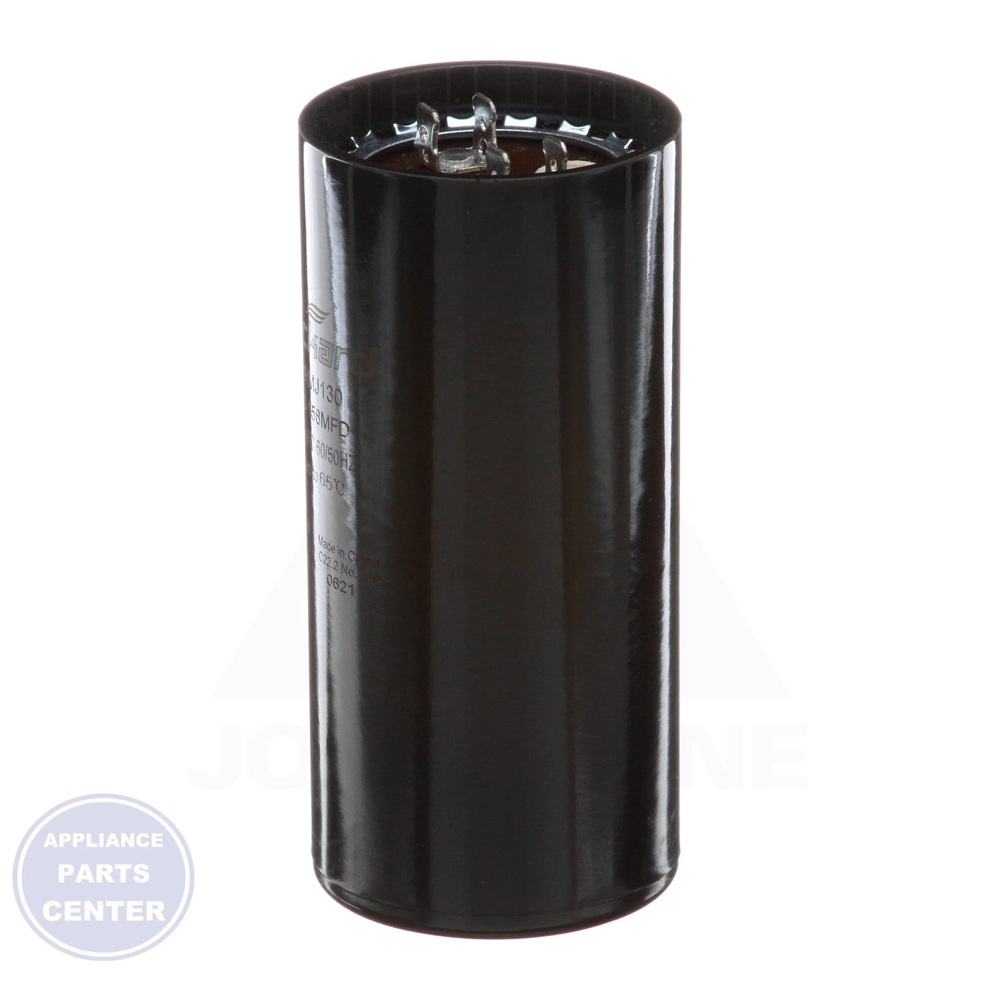 Motor Start Capacitors N/A TRMJ130 - Detailed view of 130-158 Mfd, 330 Volts
