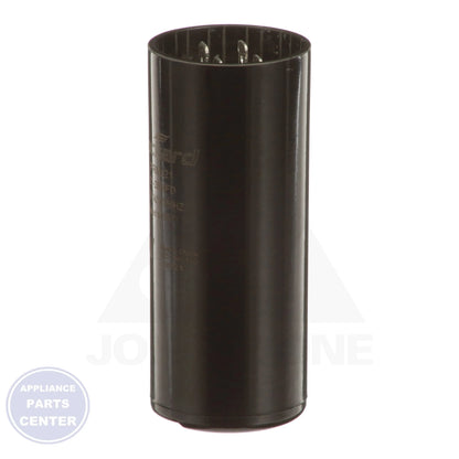 Motor Start Capacitors N/A TRMJ21 - Detailed view of round moisture and oil-resistant molded plastic case