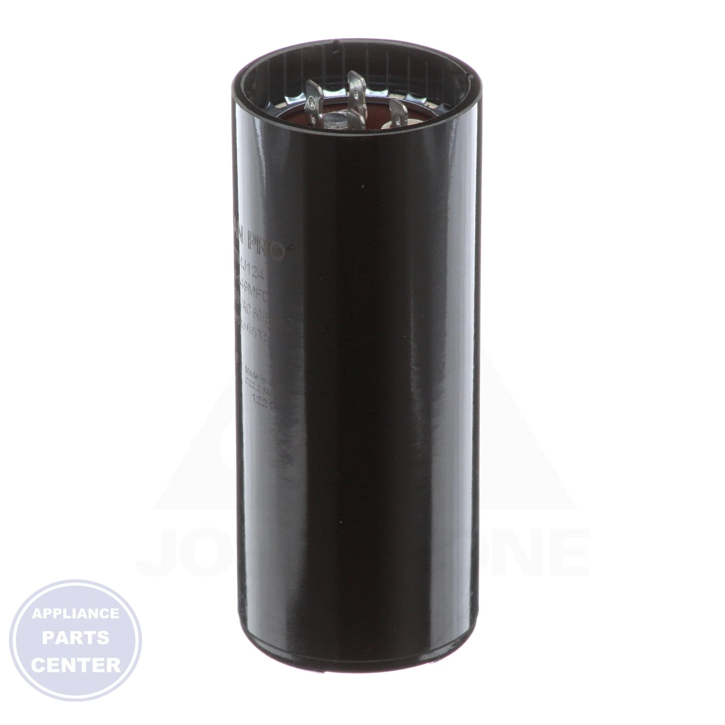 Motor Start Capacitors N/A TTMJ124 - Detailed view of 220-250 volts, 124-149 MFD capacity