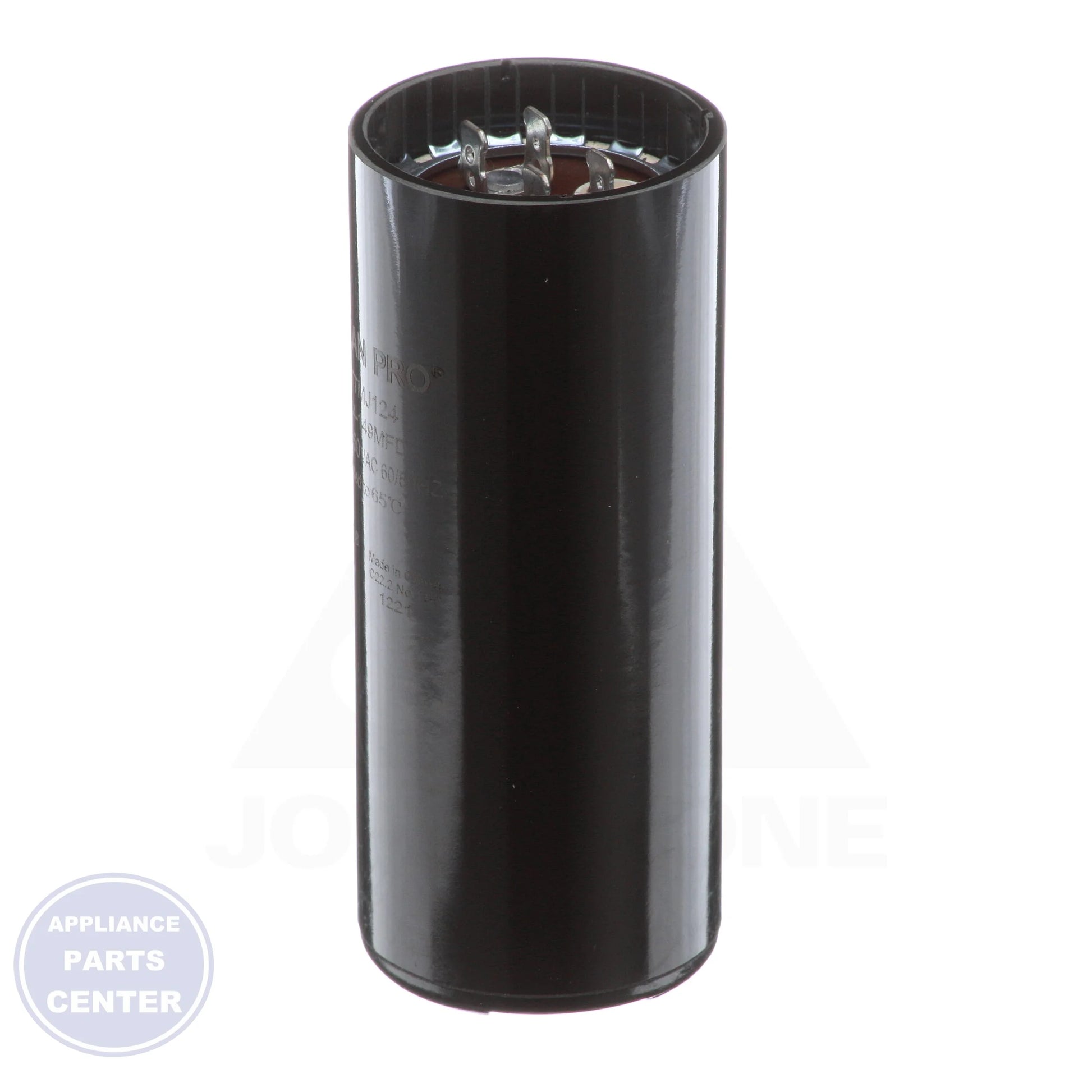 Motor Start Capacitors N/A TTMJ124 - Detailed view of 220-250 volts, 124-149 MFD capacity