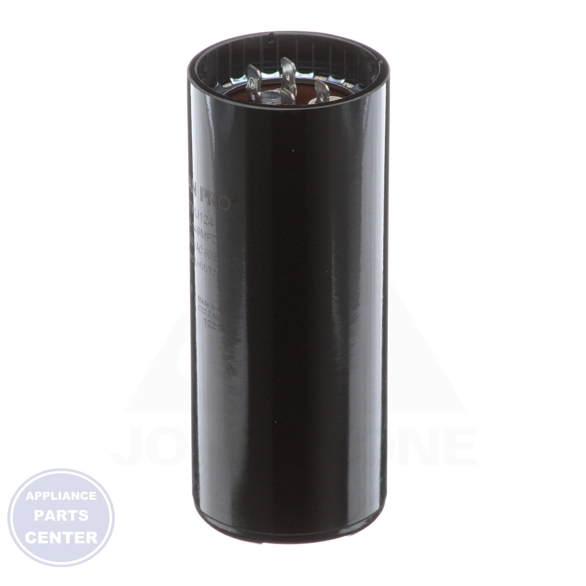 Motor Start Capacitors N/A TTMJ124 - Detailed view of 220-250 volts, 124-149 MFD capacity