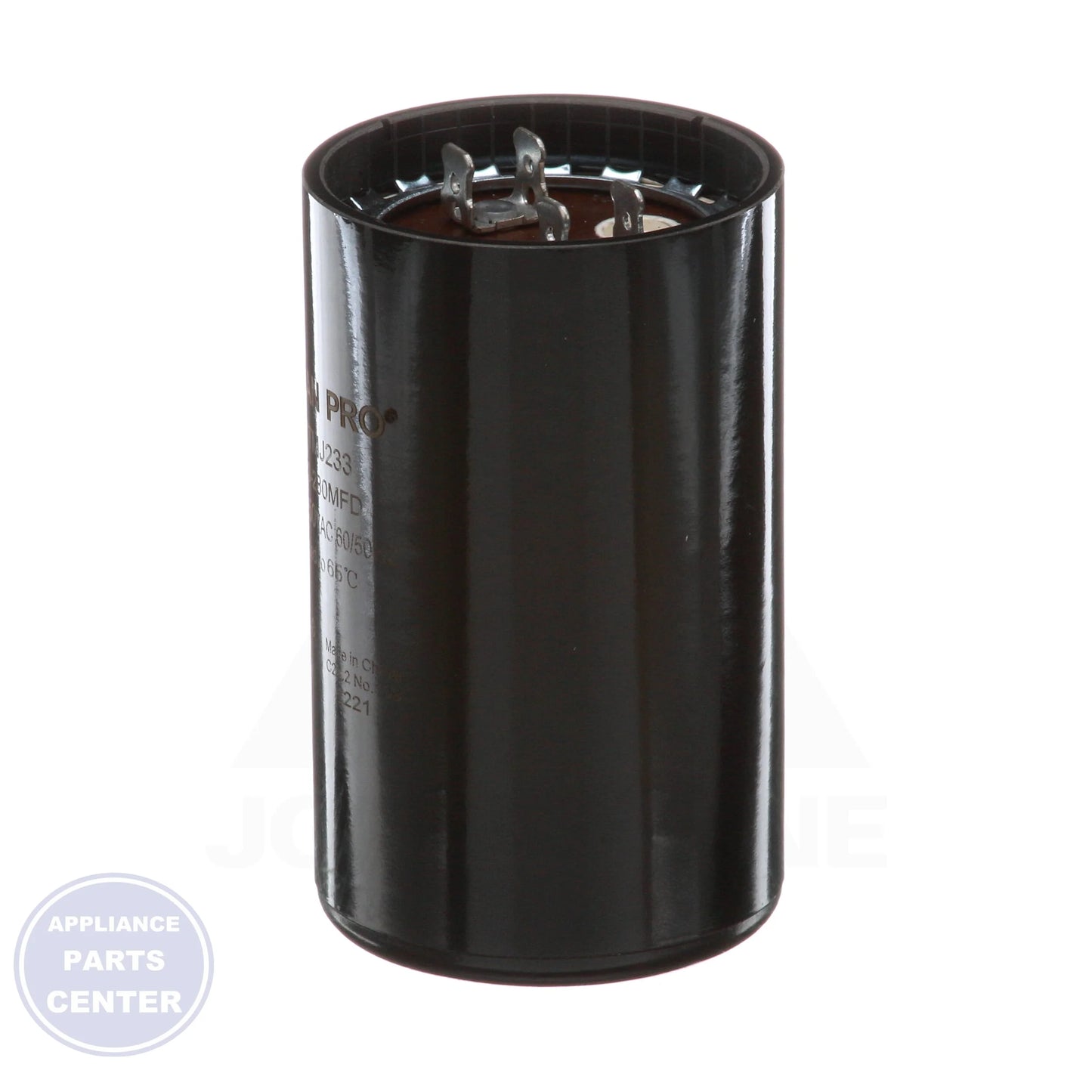 Motor Start Capacitors N/A TTMJ233 - Detailed view of moisture and oil resistant round case