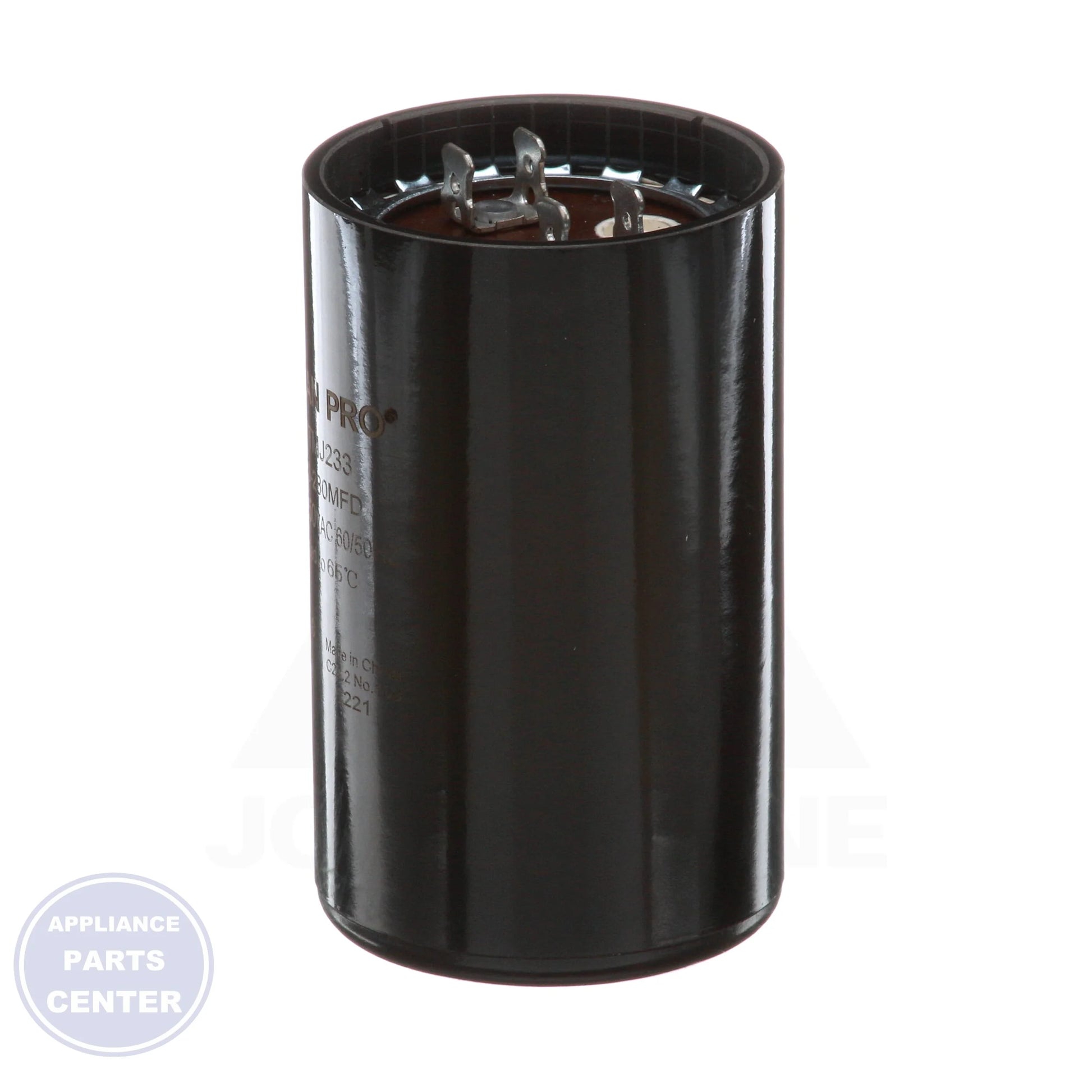 Motor Start Capacitors N/A TTMJ233 - Detailed view of moisture and oil resistant round case