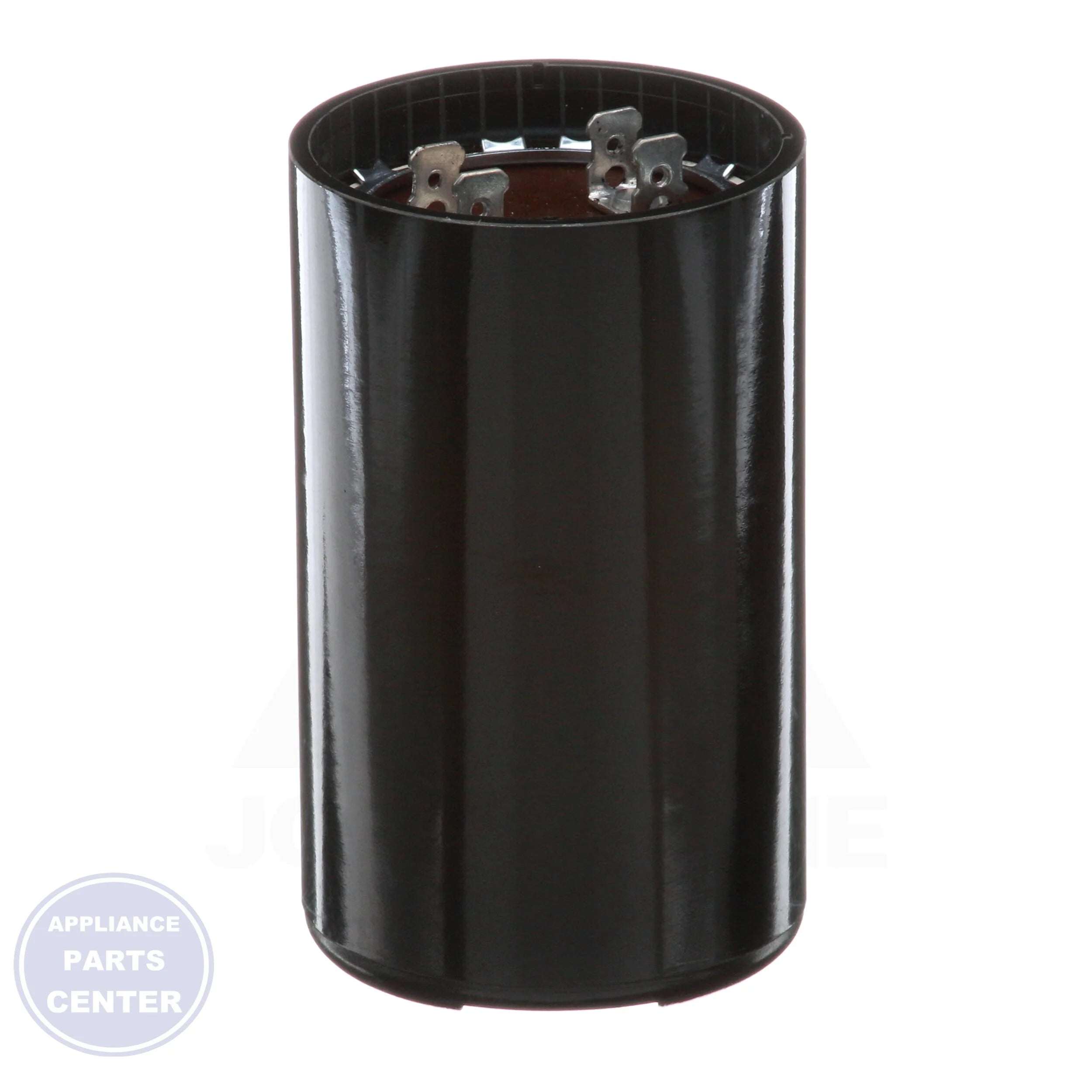 Motor Start Capacitors N/A TTMJ270 - Side view with dimensions 2-1/16" x 3-3/8"