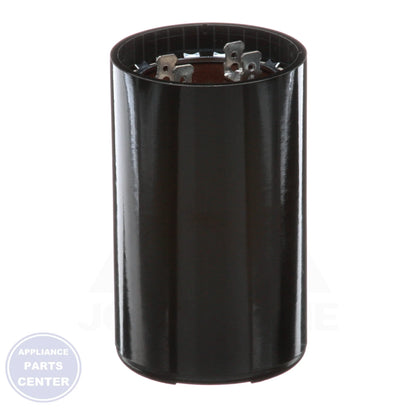 Motor Start Capacitors N/A TTMJ270 - Side view with dimensions 2-1/16" x 3-3/8"