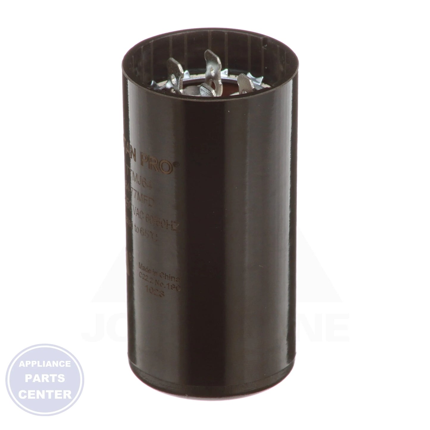 Motor Start Capacitors N/A TTMJ64 - Detailed view of dual-type terminals for quick connections