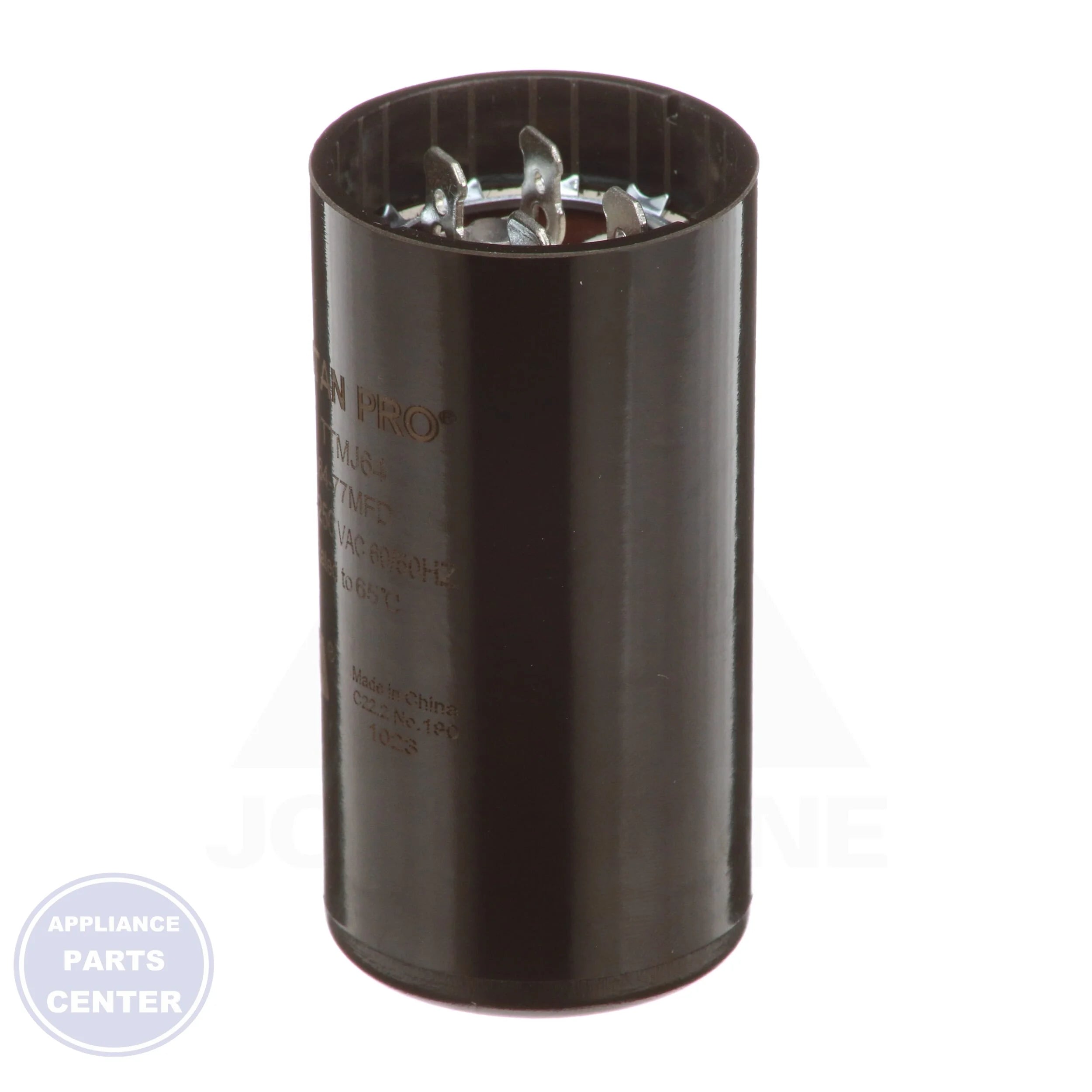 Motor Start Capacitors N/A TTMJ64 - Detailed view of dual-type terminals for quick connections