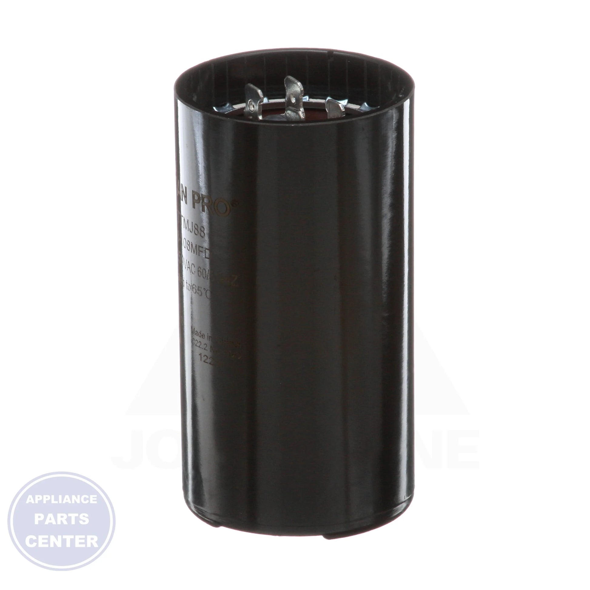 Motor Start Capacitors N/A TTMJ88 - Detailed view of 88-108 Mfd and 220–250 Volts operation