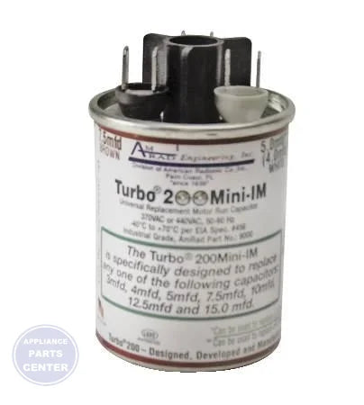 Turbo 200 Universal Replacement Run Capacitors TURBOMINI - Main view showing versatile compatibility for specific models