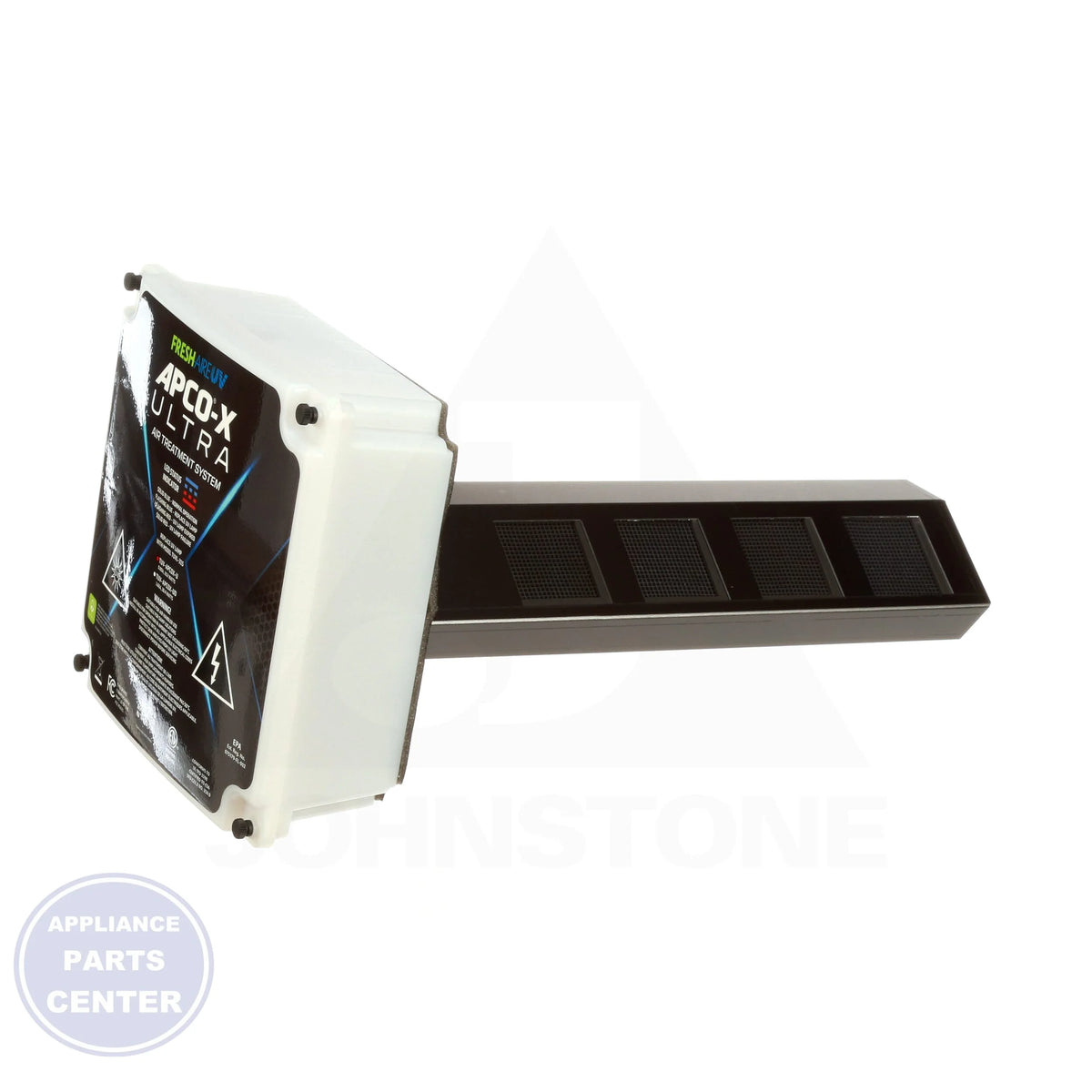 APCO-X Ultra Air Treatment System TUV-APCOX-U - Detailed view of 3-year lamp and LED lamp change indicator
